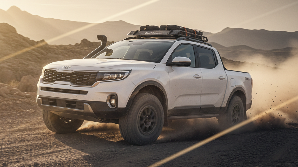 Editorial supporting image A: Highlight the most newsworthy model referenced by "Kia Tasman X-Line Ute Gets A$3000 Discount – Daily Car News (2025-10-