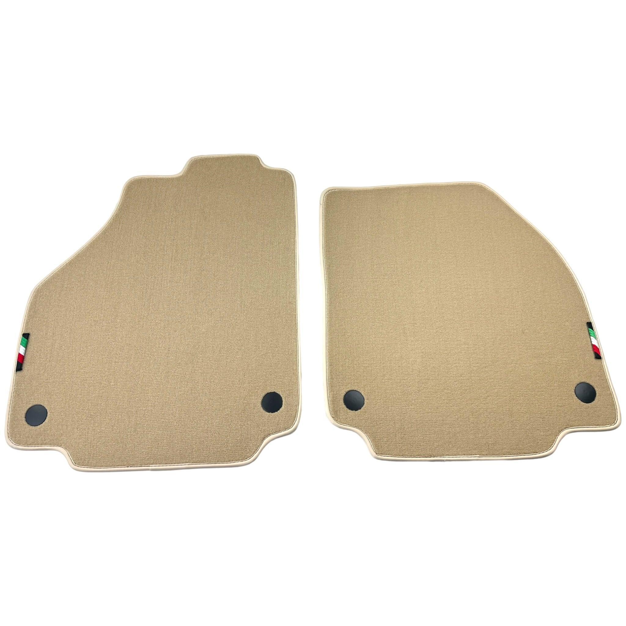 Beige Floor Mats for Ferrari 488 GTB (2016-2022) | Italian Edition - AutoWin