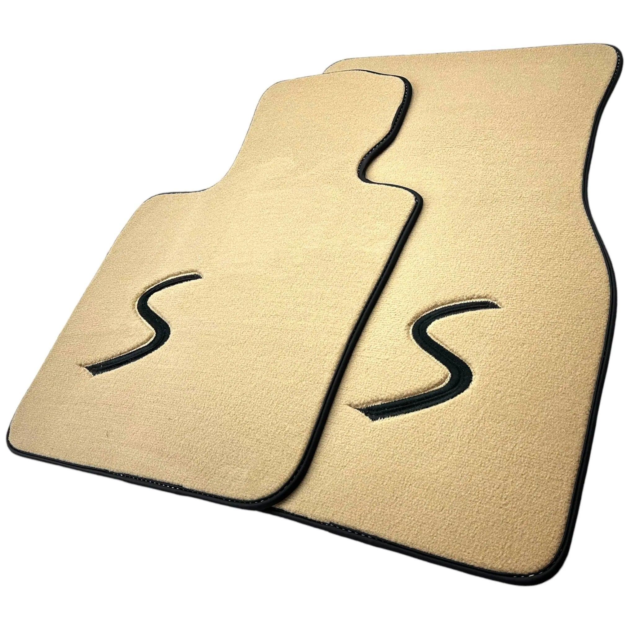 Beige Floor Mats for Mini Clubman F54 (2019-2023) - AutoWin