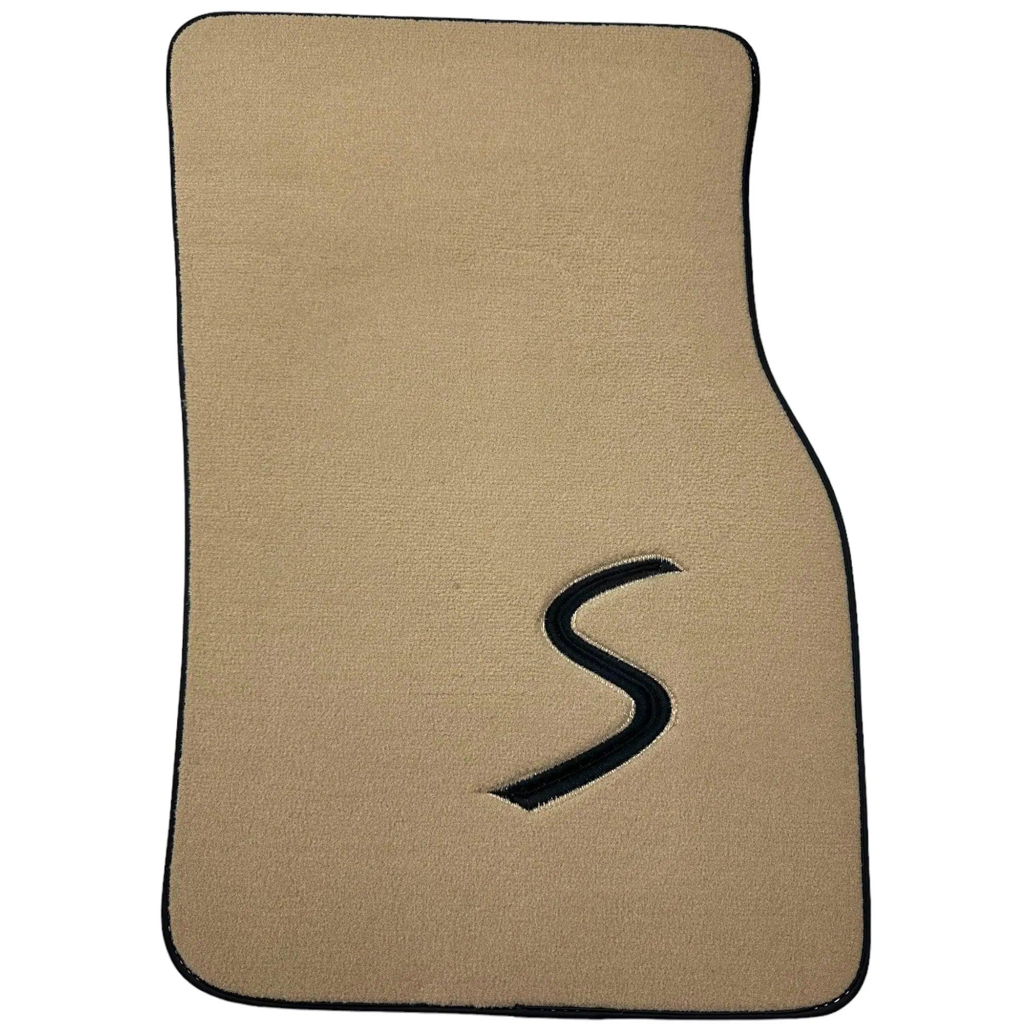 Beige Floor Mats for Mini Clubman F54 (2019-2023) - AutoWin