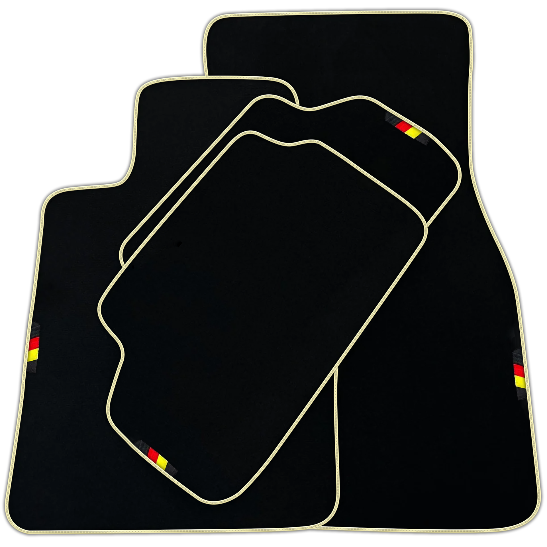 Black Mats For BMW 7 Series E38 Long Germany Edition | Various Trim Colors
