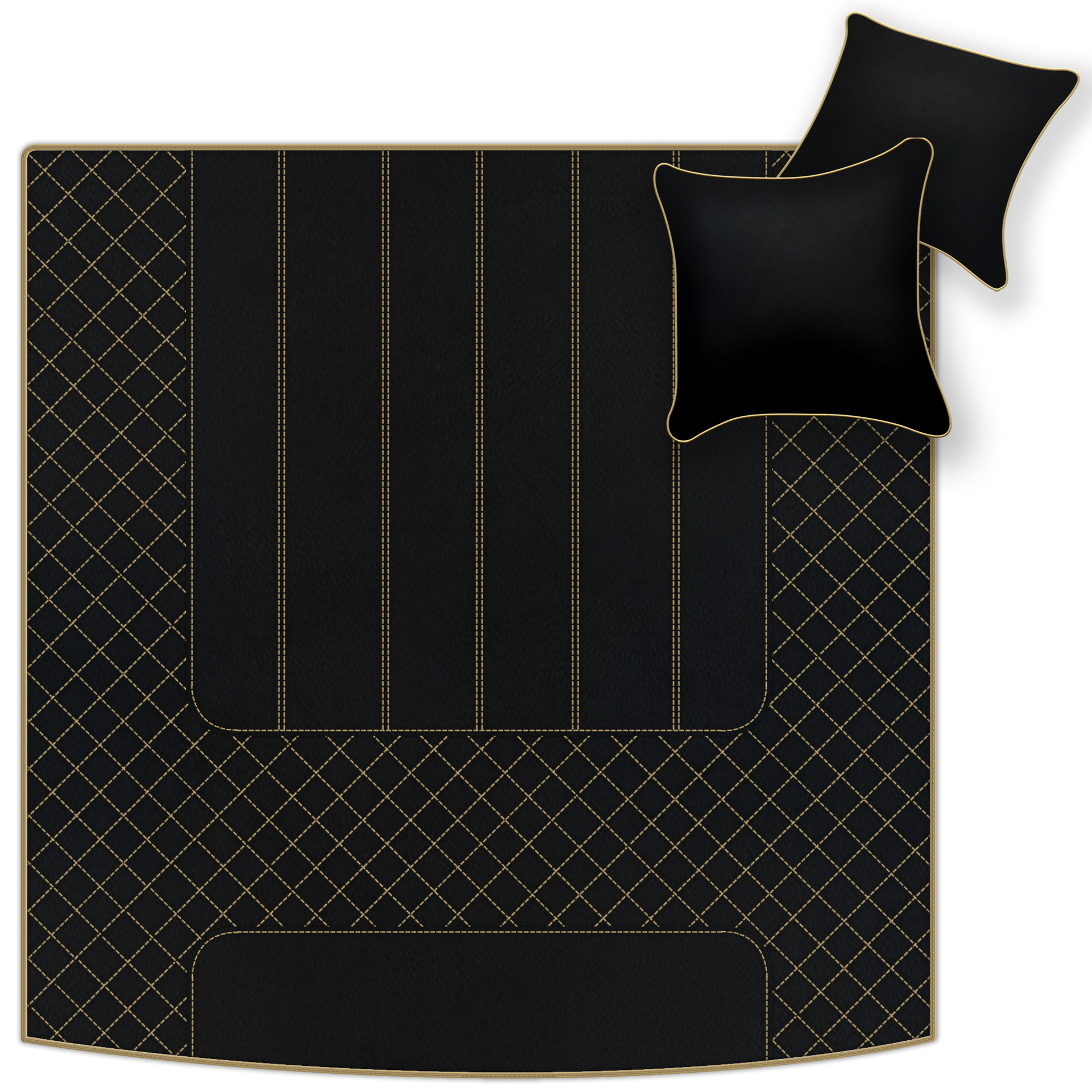 Customizable Leather Floor Mats with AW1 Pattern for Bentley Flying Spur (2019-2023) - AutoWin