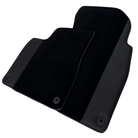 Black Floor Mats for Bentley Bentayga (2015-2023) with Black Leather