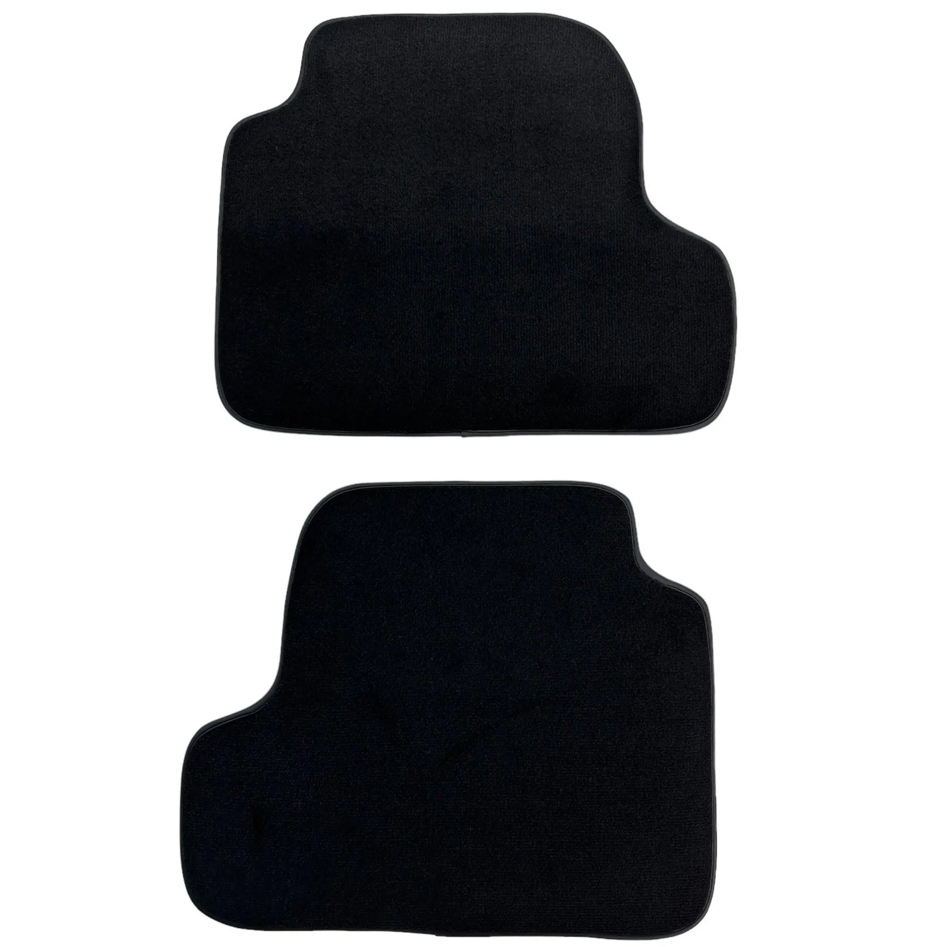 Black Floor Mats For BMW 4 Series F32 With Color Stripes Tailored Set Perfect Fit - AutoWin