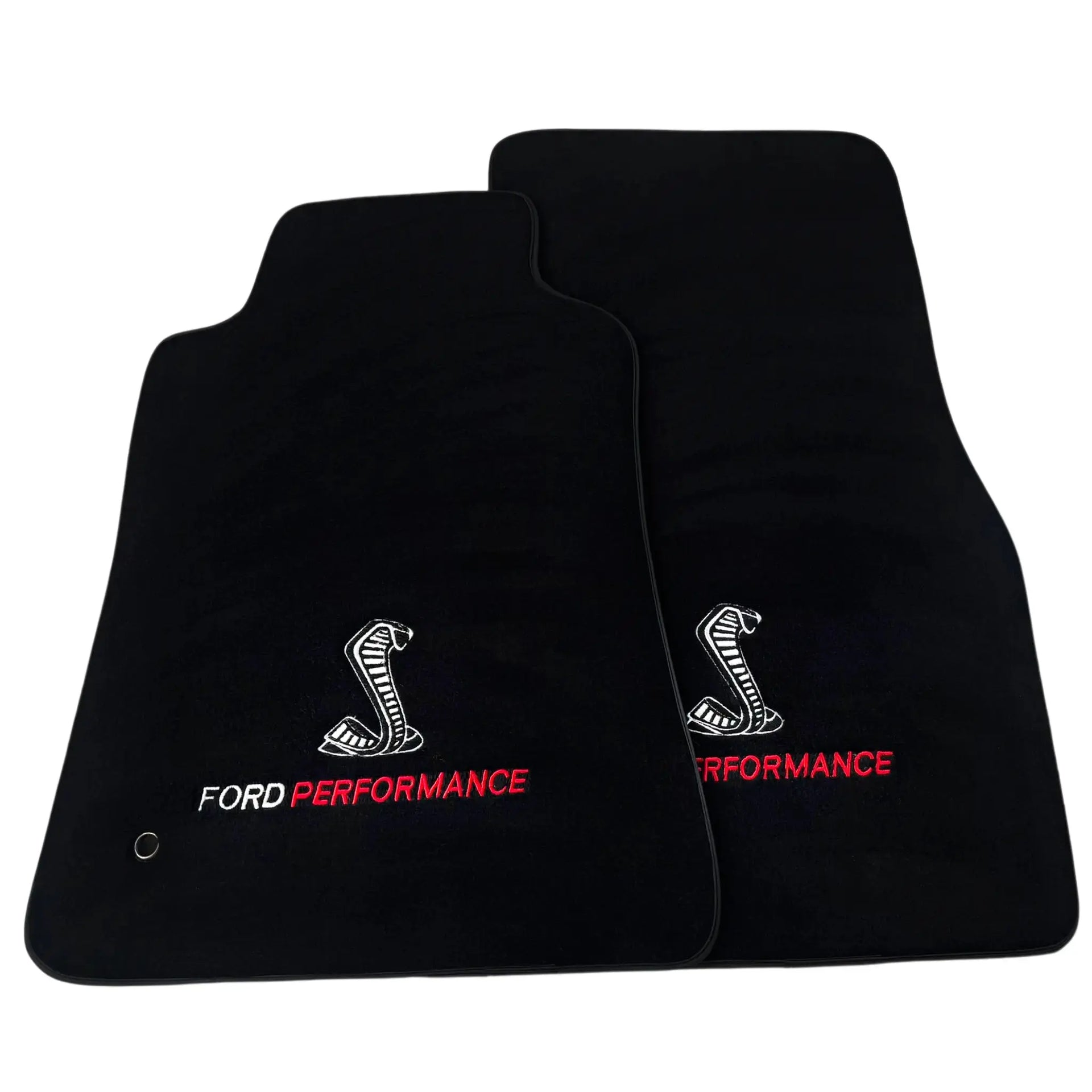 Customizable Black Floor Mats for Ford Mustang VI (2015-2023) Ford Performance