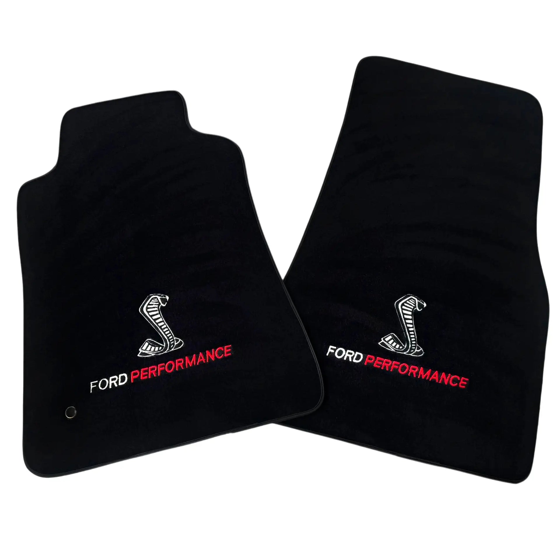 Customizable Black Floor Mats for Ford Mustang VI (2015-2023) Ford Performance