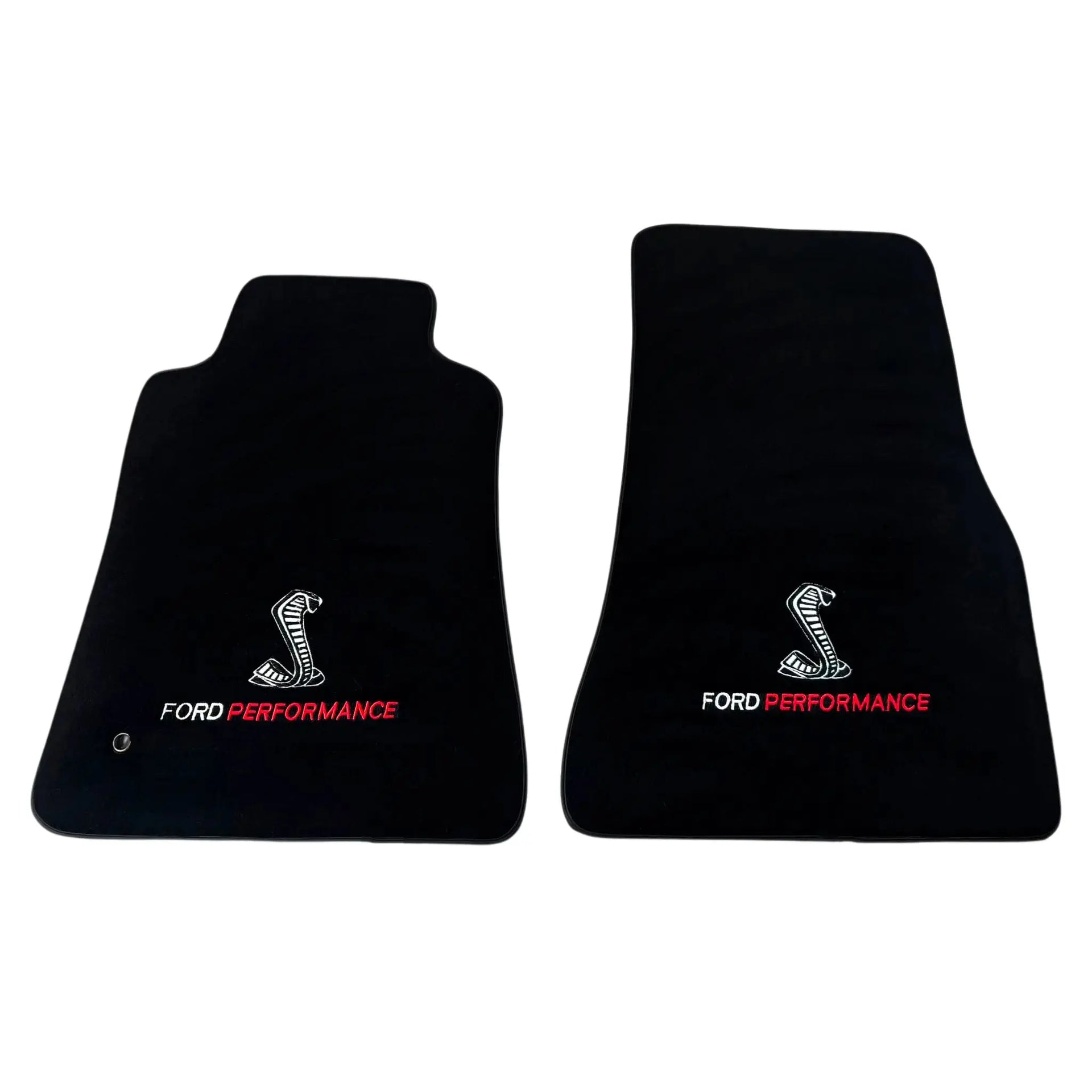 Customizable Black Floor Mats for Ford Mustang VI (2015-2023) Ford Performance