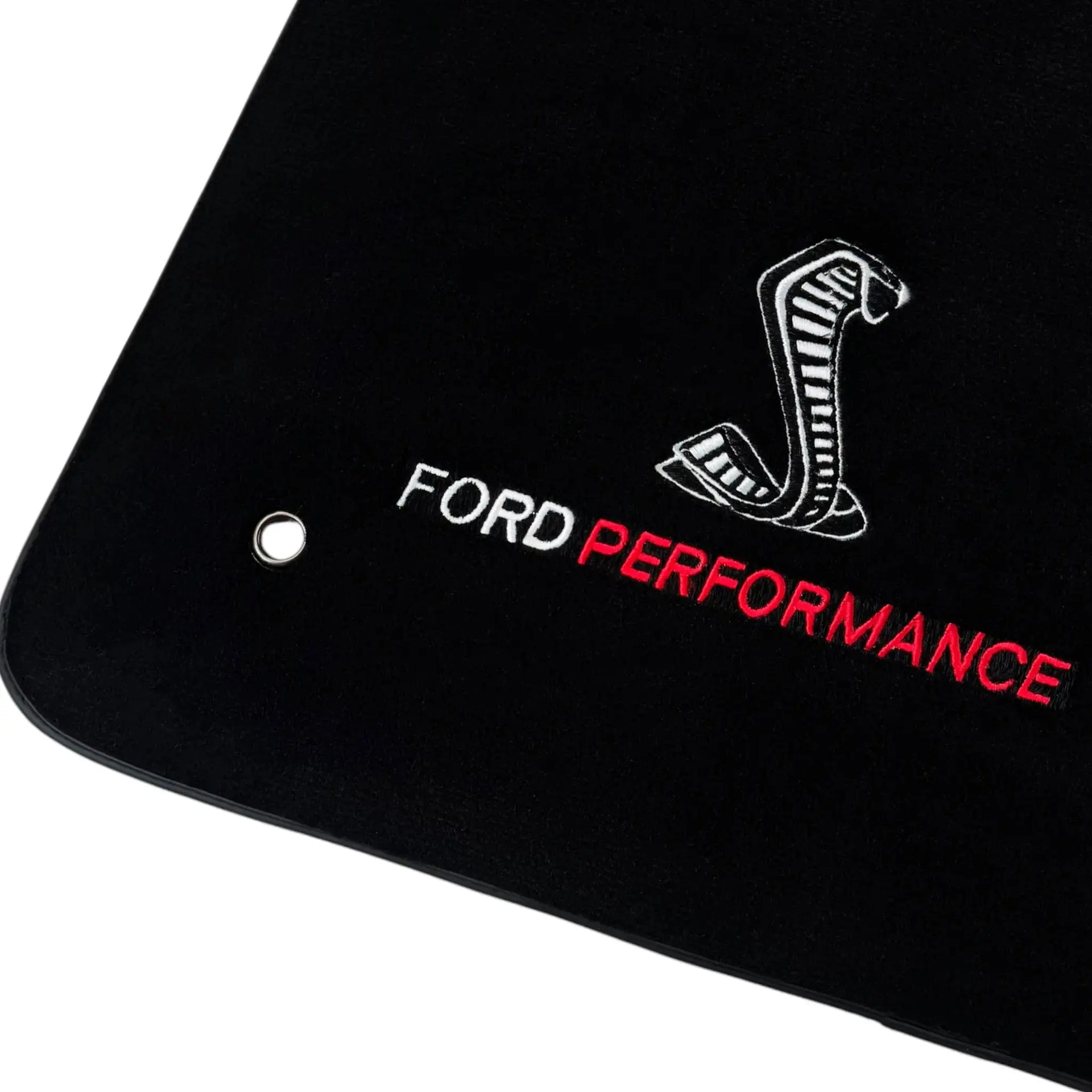 Customizable Black Floor Mats for Ford Mustang VI (2015-2023) Ford Performance