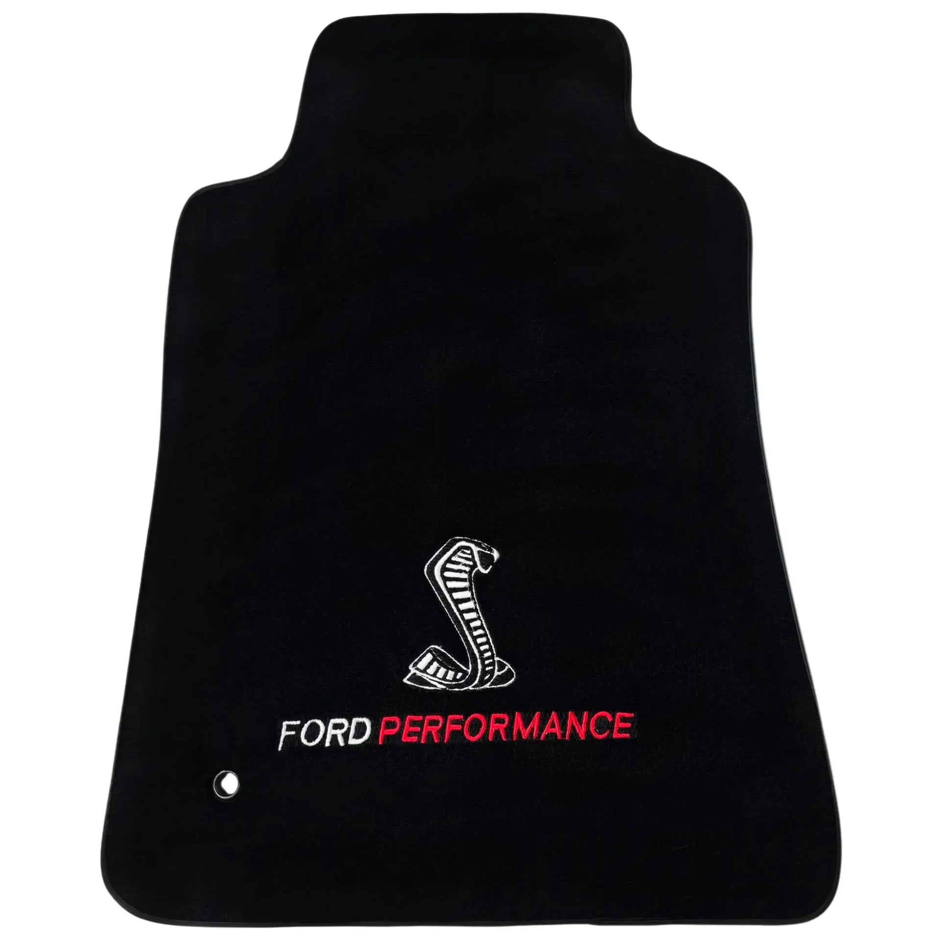 Customizable Black Floor Mats for Ford Mustang VI (2015-2023) Ford Performance