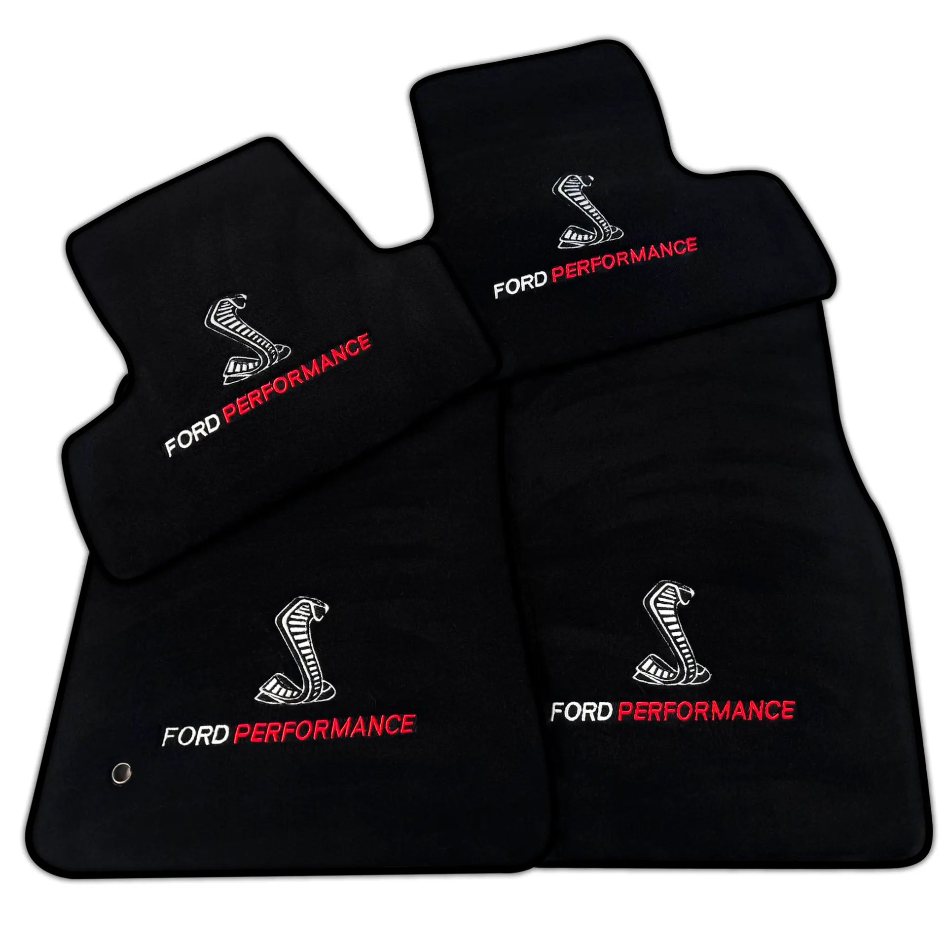 Black Floor Mats for Ford Mustang V (2004-2010) Ford Performance
