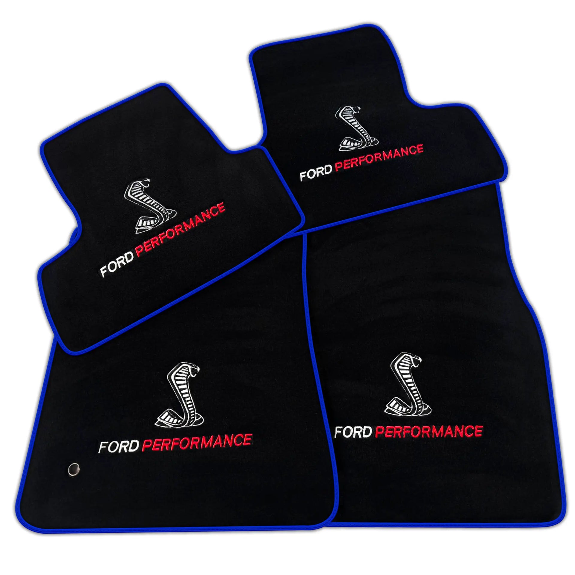 Black Floor Mats for Ford Mustang V (2004-2010) Ford Performance