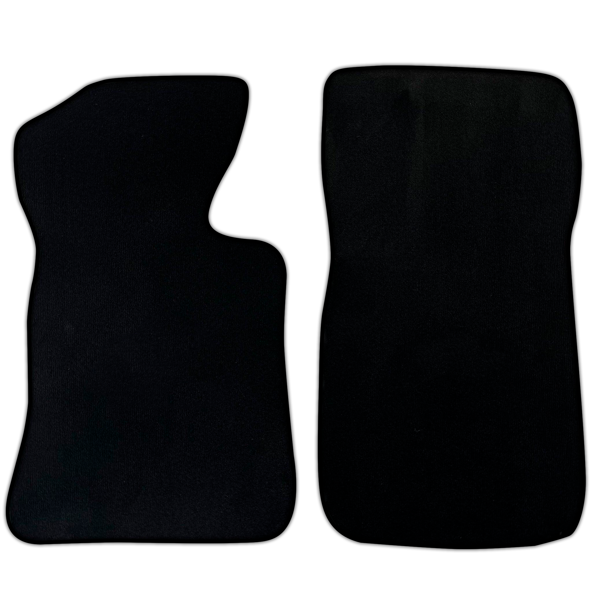 Custom Black Floor Mats for Chevrolet Corvette C2 (1963-1967) Black Trim