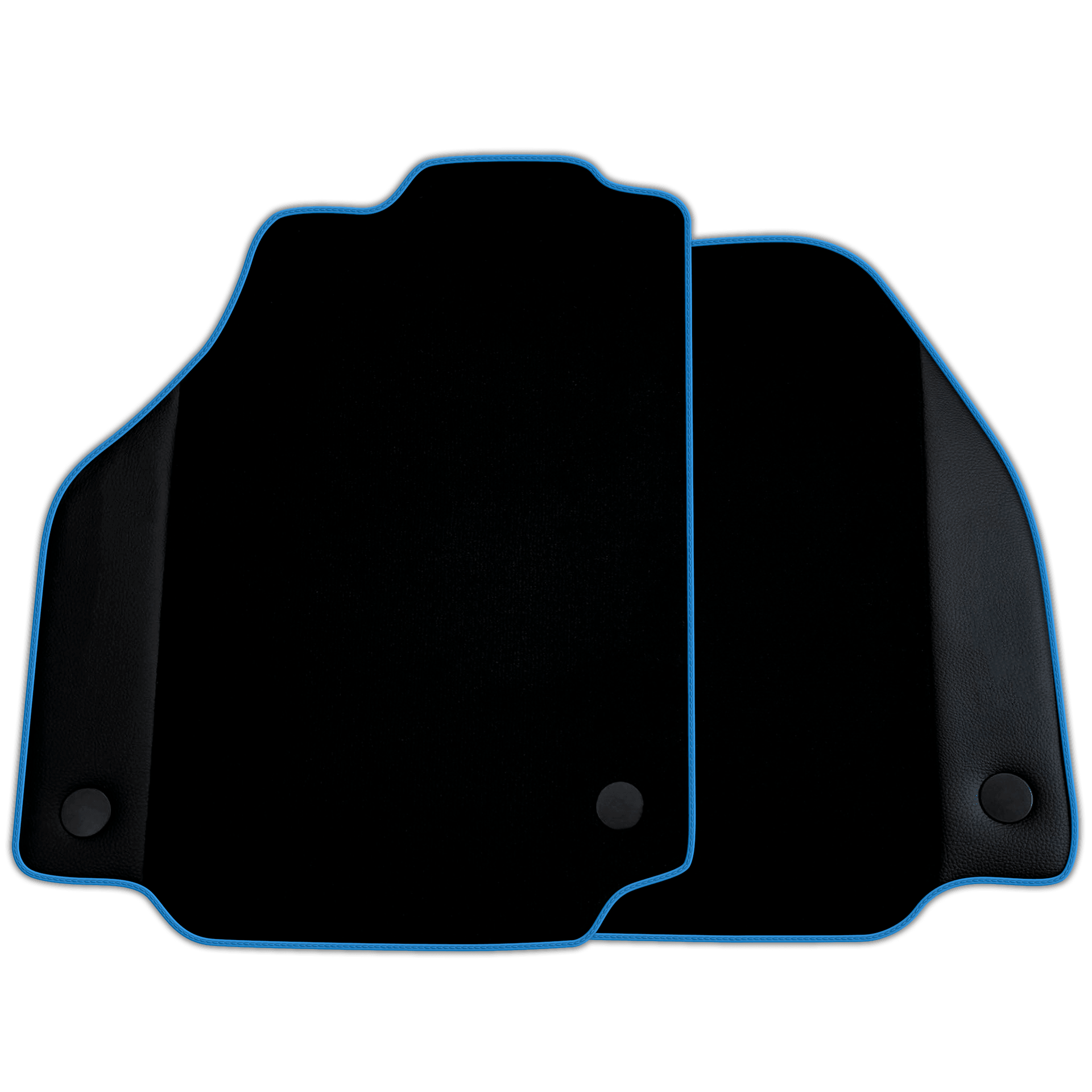 Custom Black Floor Mats for Ferrari 458 Spider (2012-2015) With Leather | Various Trim Colors