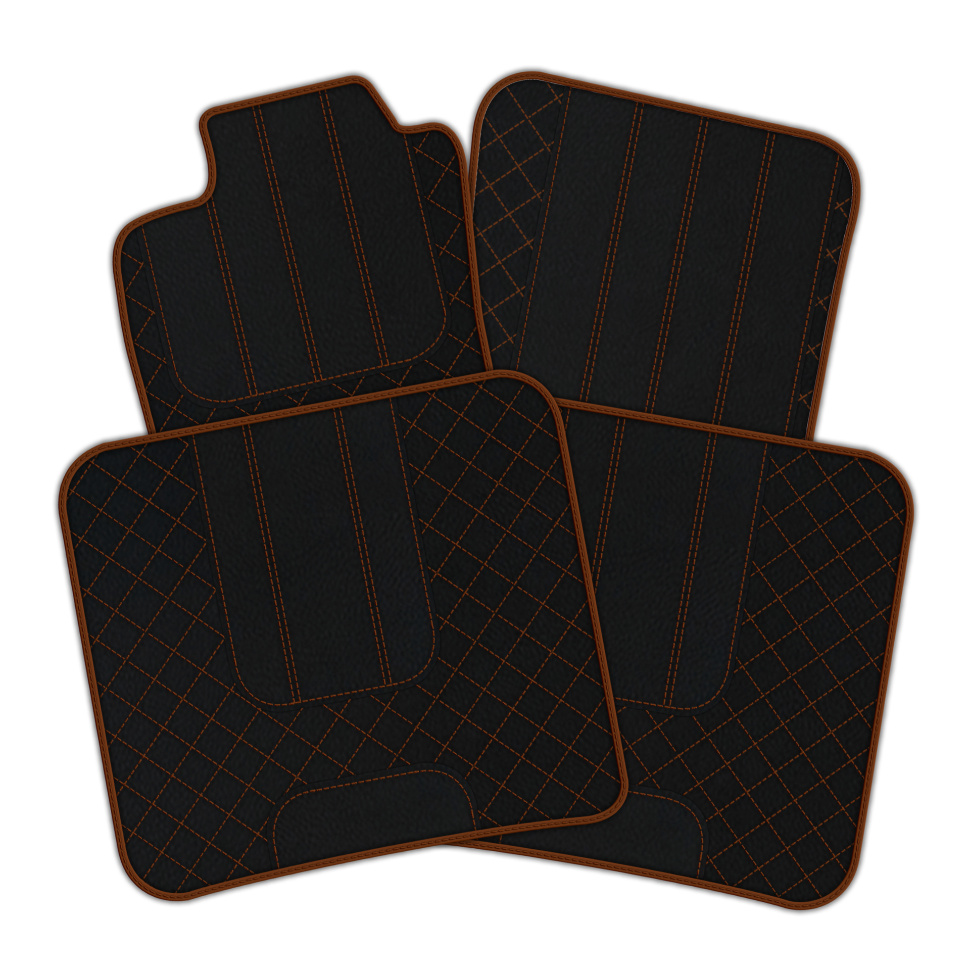 Customizable Leather Floor Mats with AW1 Pattern for Bentley Flying Spur (2019-2023) - AutoWin