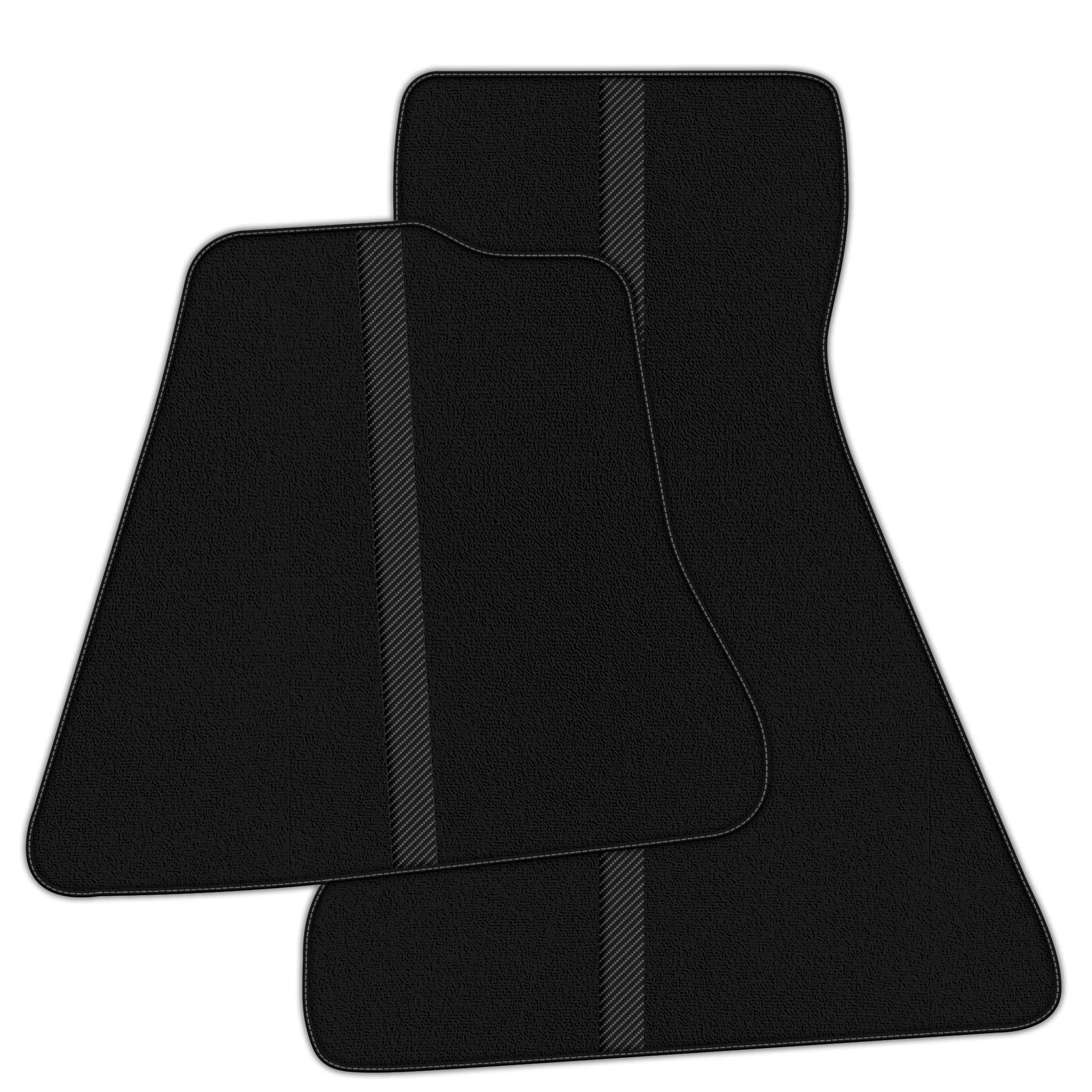 Premium Black Leather-Lined Floor Mats for McLaren 650S (2015-2018)