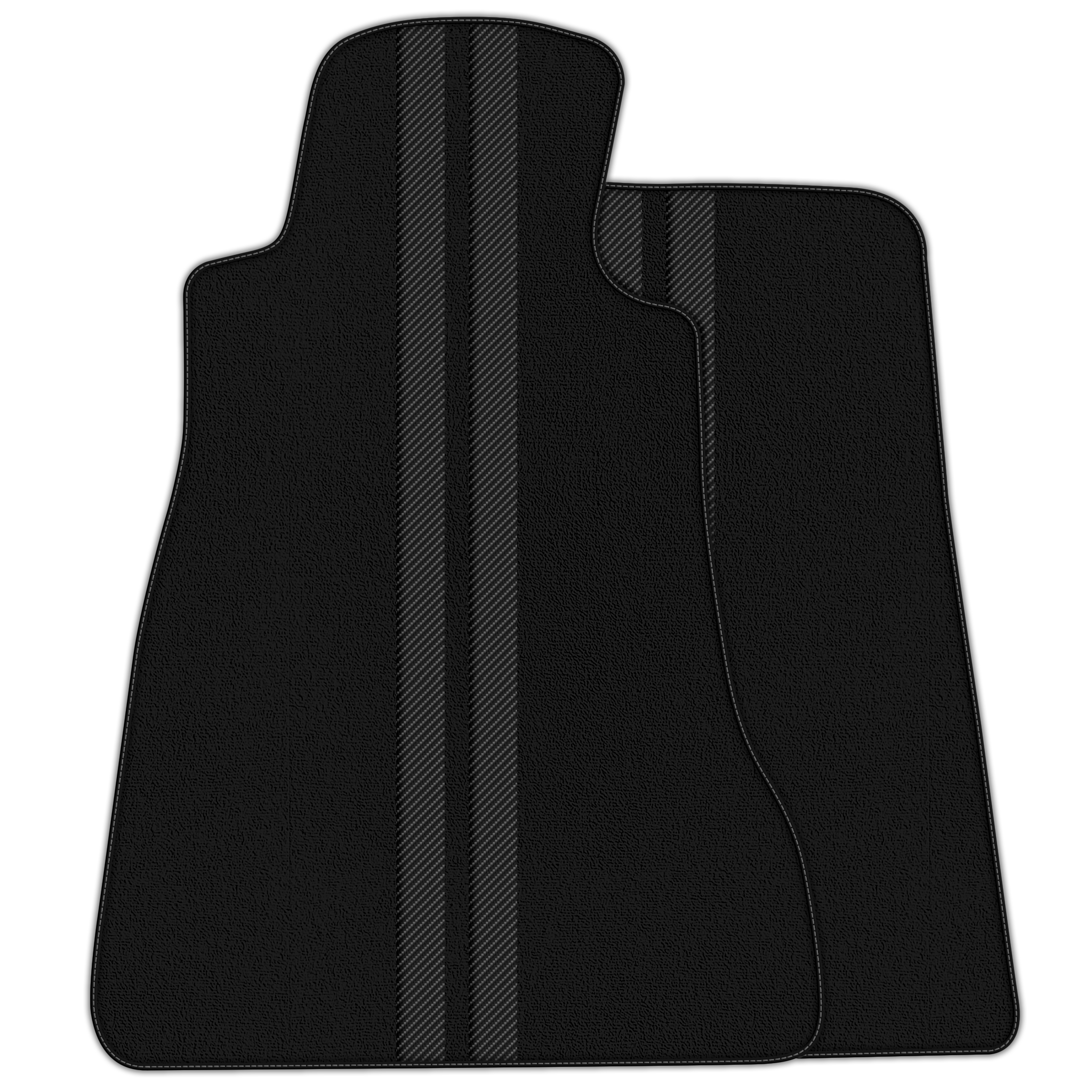 Black Floor Mats for Chevrolet Corvette C5 (1997-2004) - Custom Colors