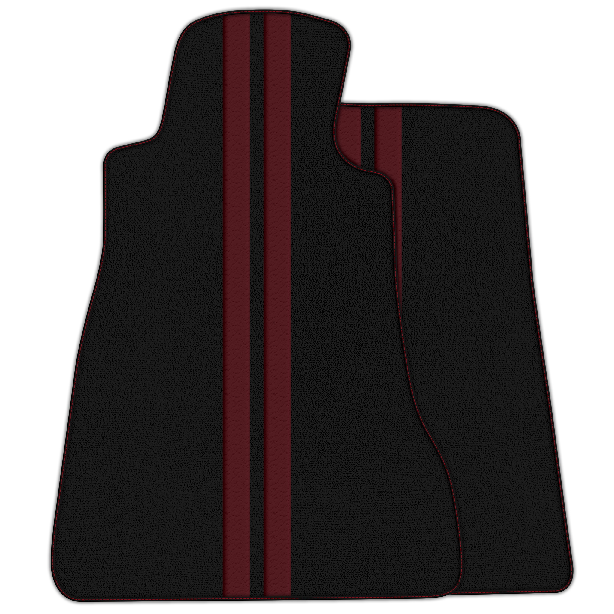 Black Floor Mats for Chevrolet Corvette C5 (1997-2004) - Custom Colors