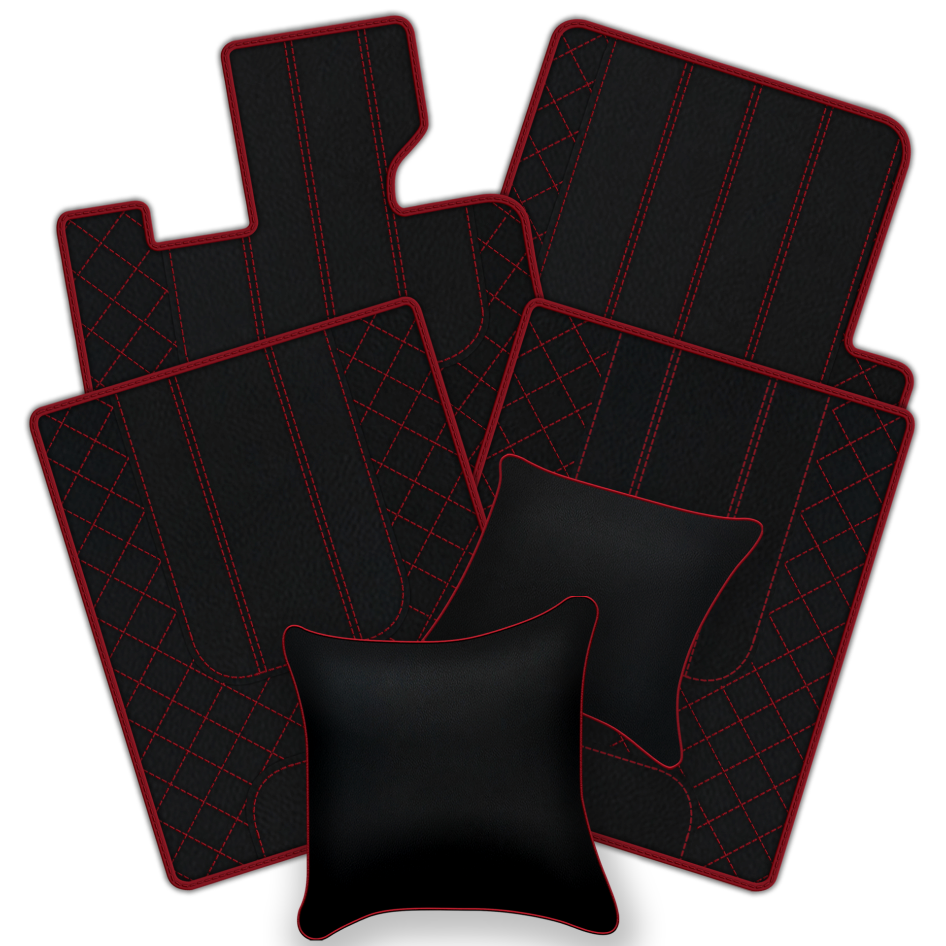 Customizable Leather Floor Mats with AW1 Pattern for Bentley Red Label RL (1998-2009) - AutoWin