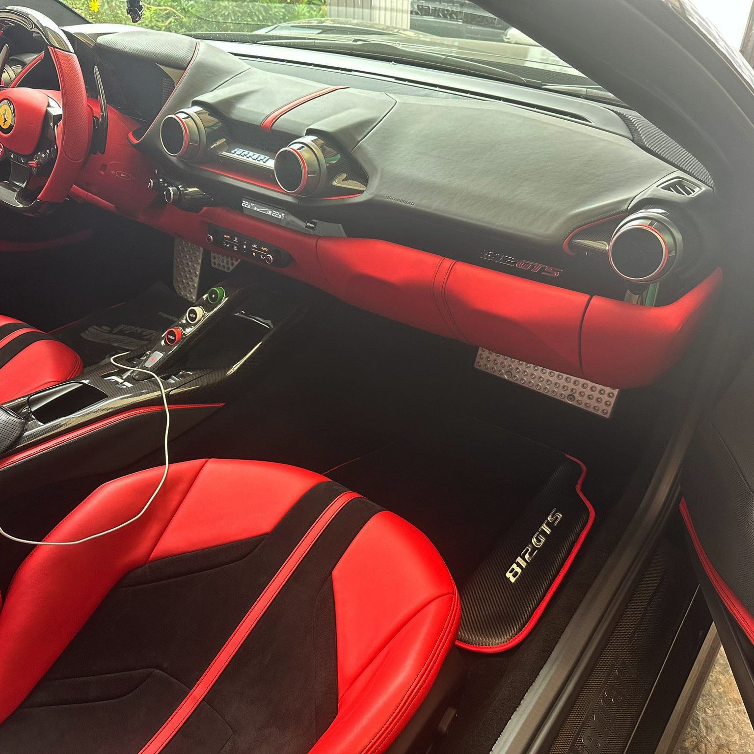 Customizable Floor Mats From Carpet With Leather for Porsche 986 Boxster (1996-2004) - AutoWin