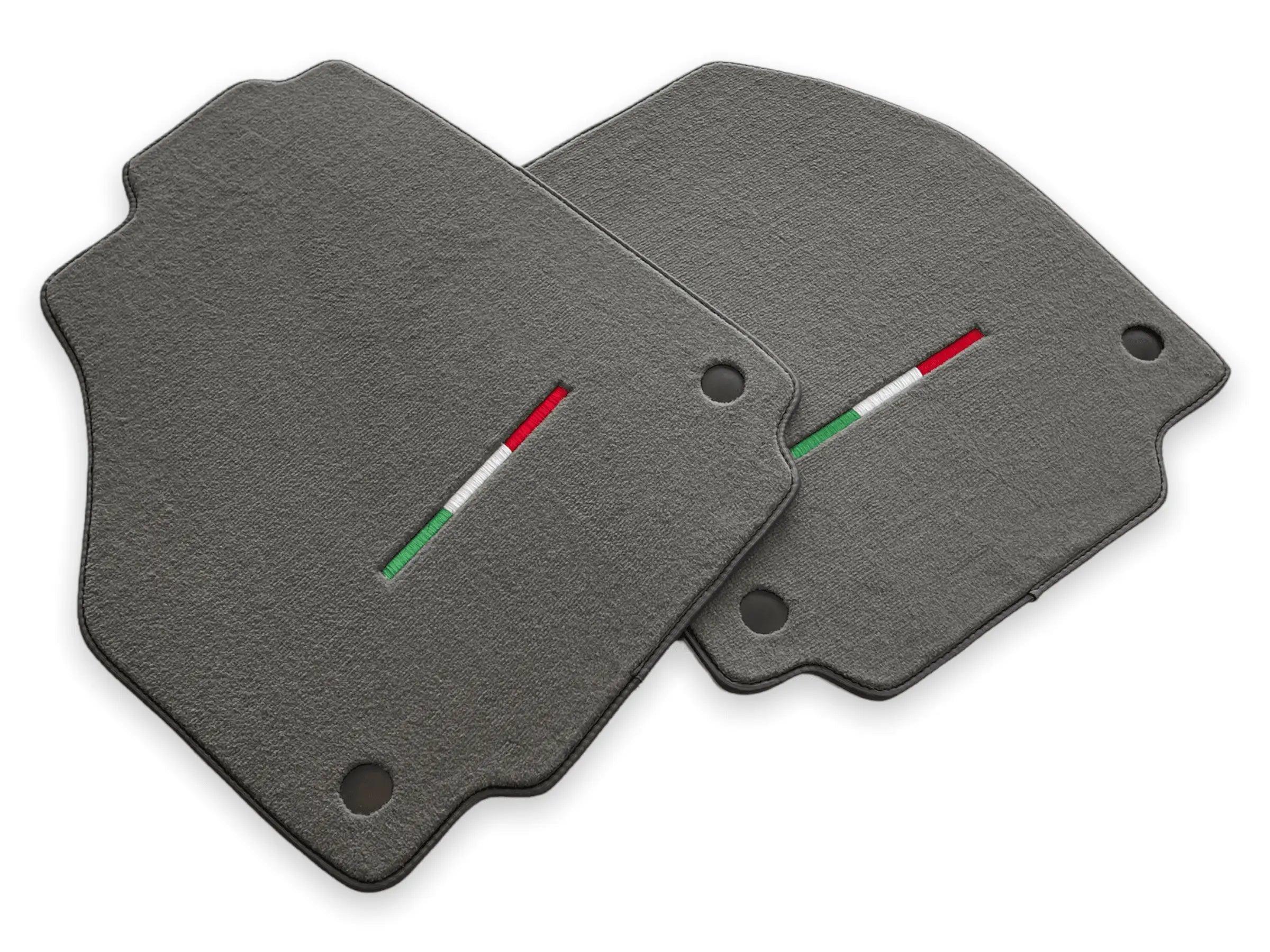 Floor Mats For Ferrari 458 Italia 2009-2015 Gray Autowin Brand Italian Edition - AutoWin