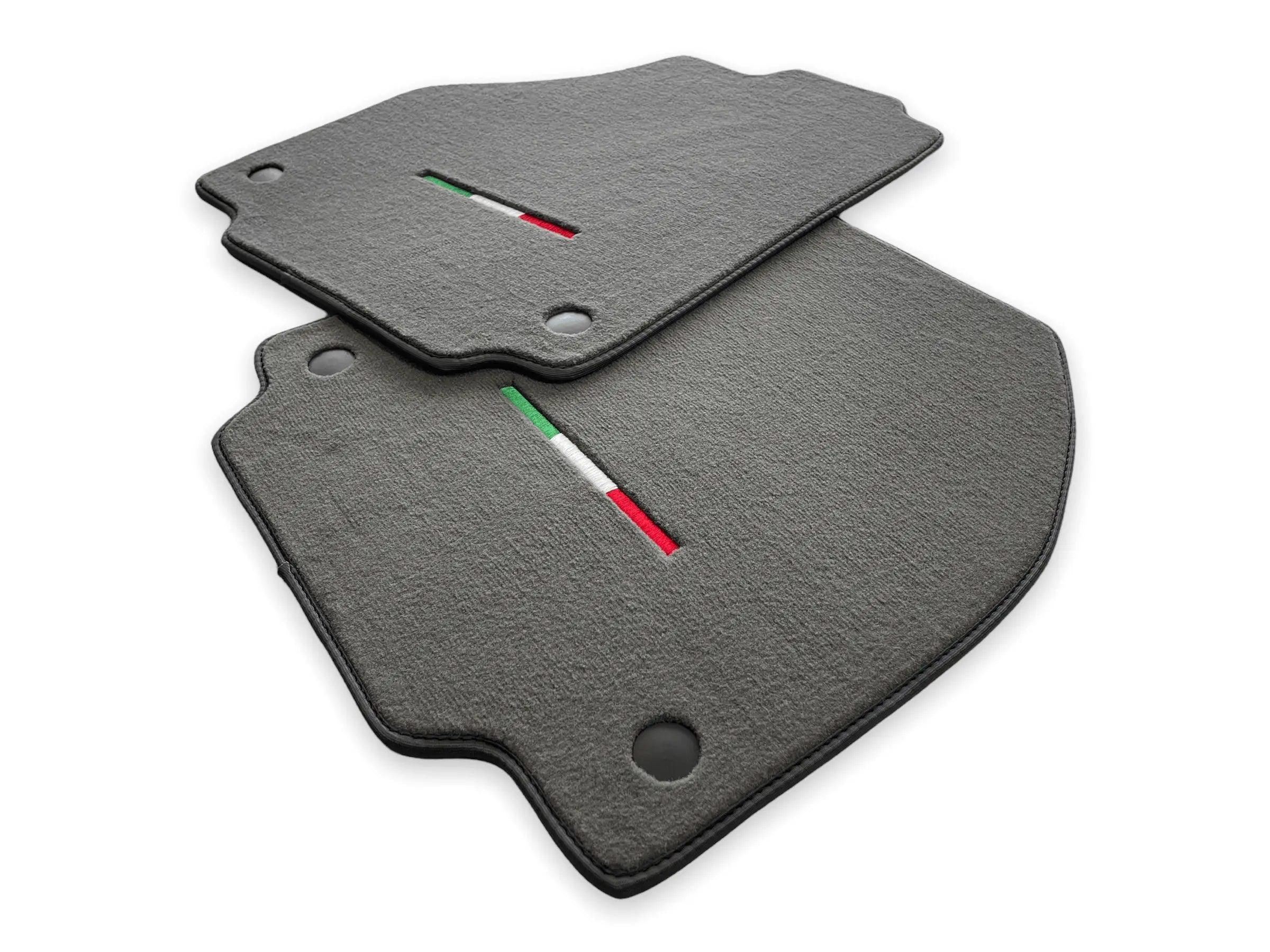 Floor Mats For Ferrari 458 Italia 2009-2015 Gray Autowin Brand Italian Edition - AutoWin