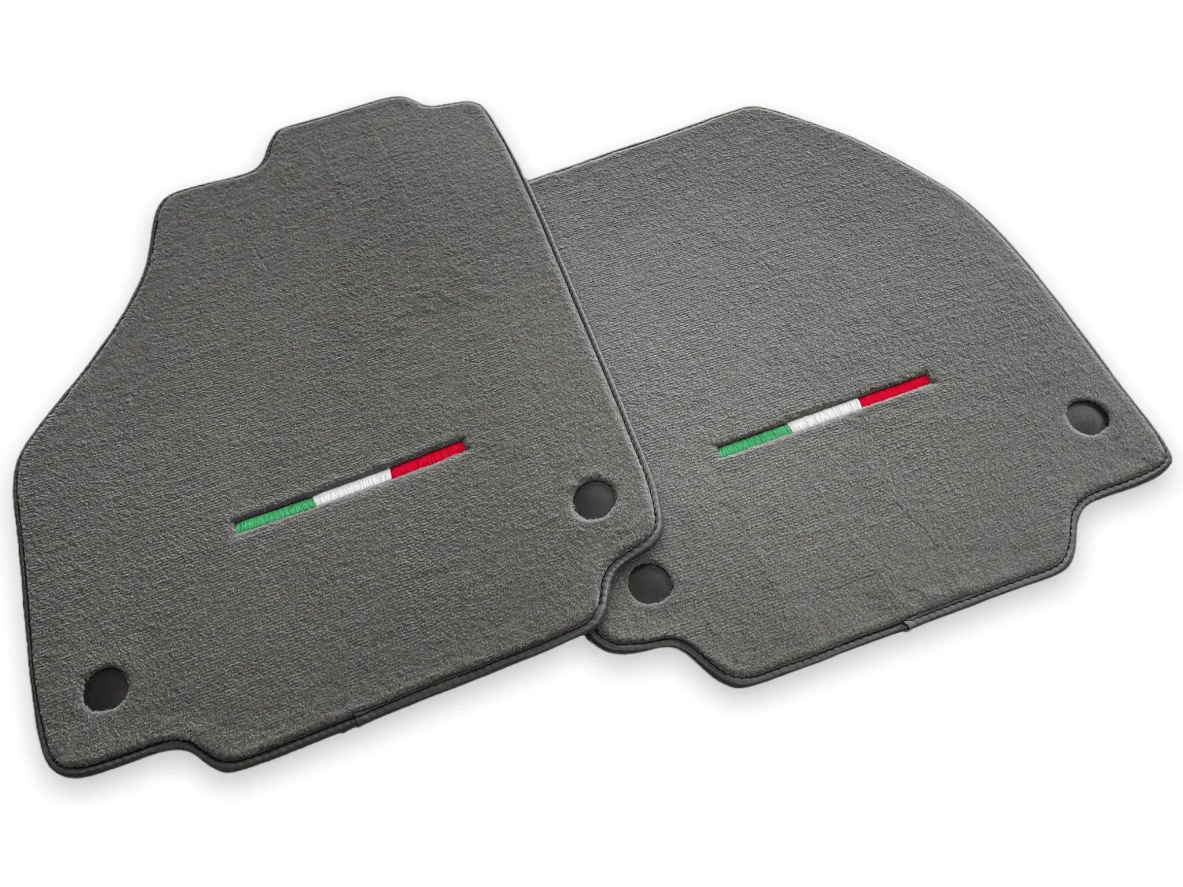 Floor Mats For Ferrari 458 Italia 2009-2015 Gray Autowin Brand Italian Edition - AutoWin