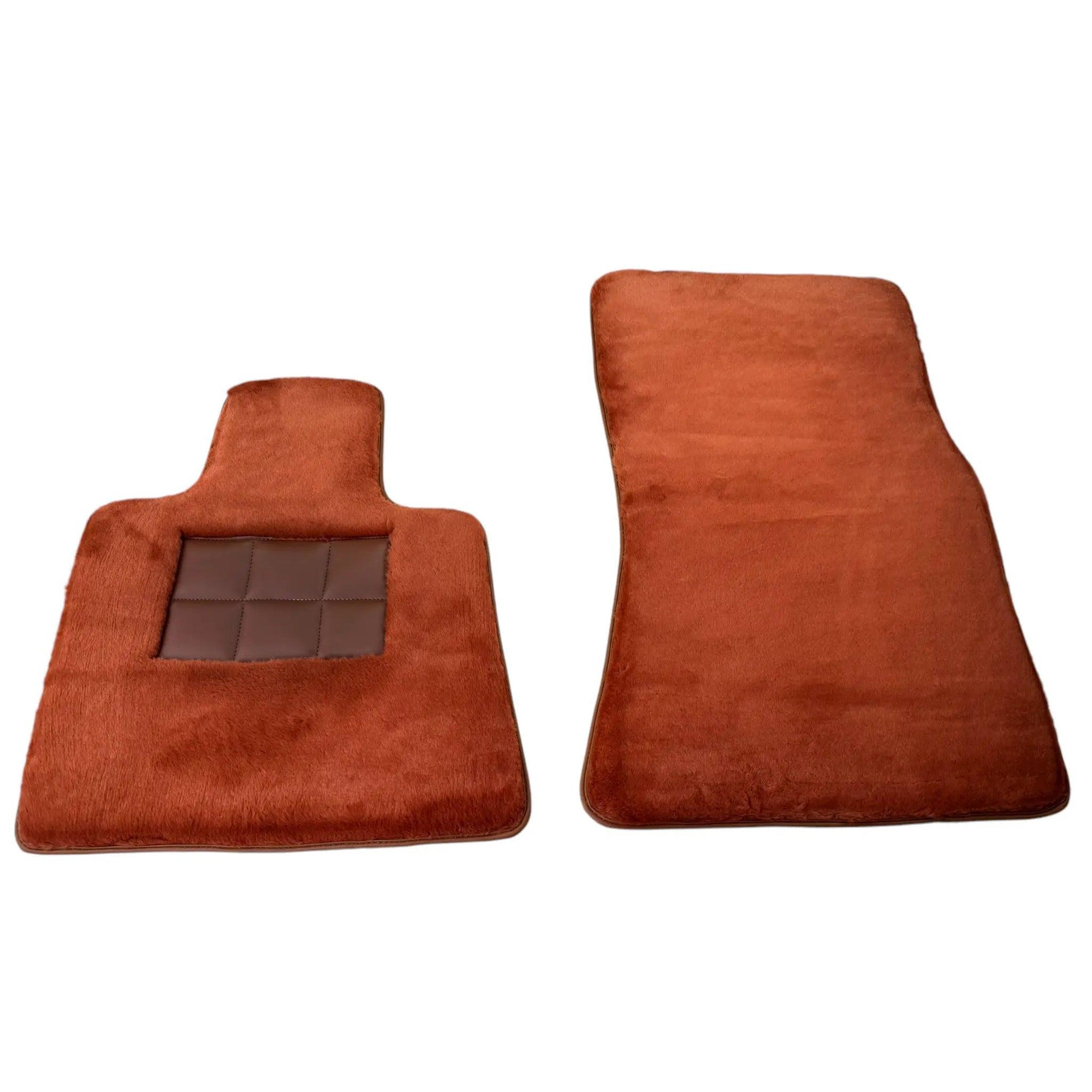 Ginger Color Sheepskin Floor Mats for Rolls-Royce Spectre (2023-2024) - AutoWin