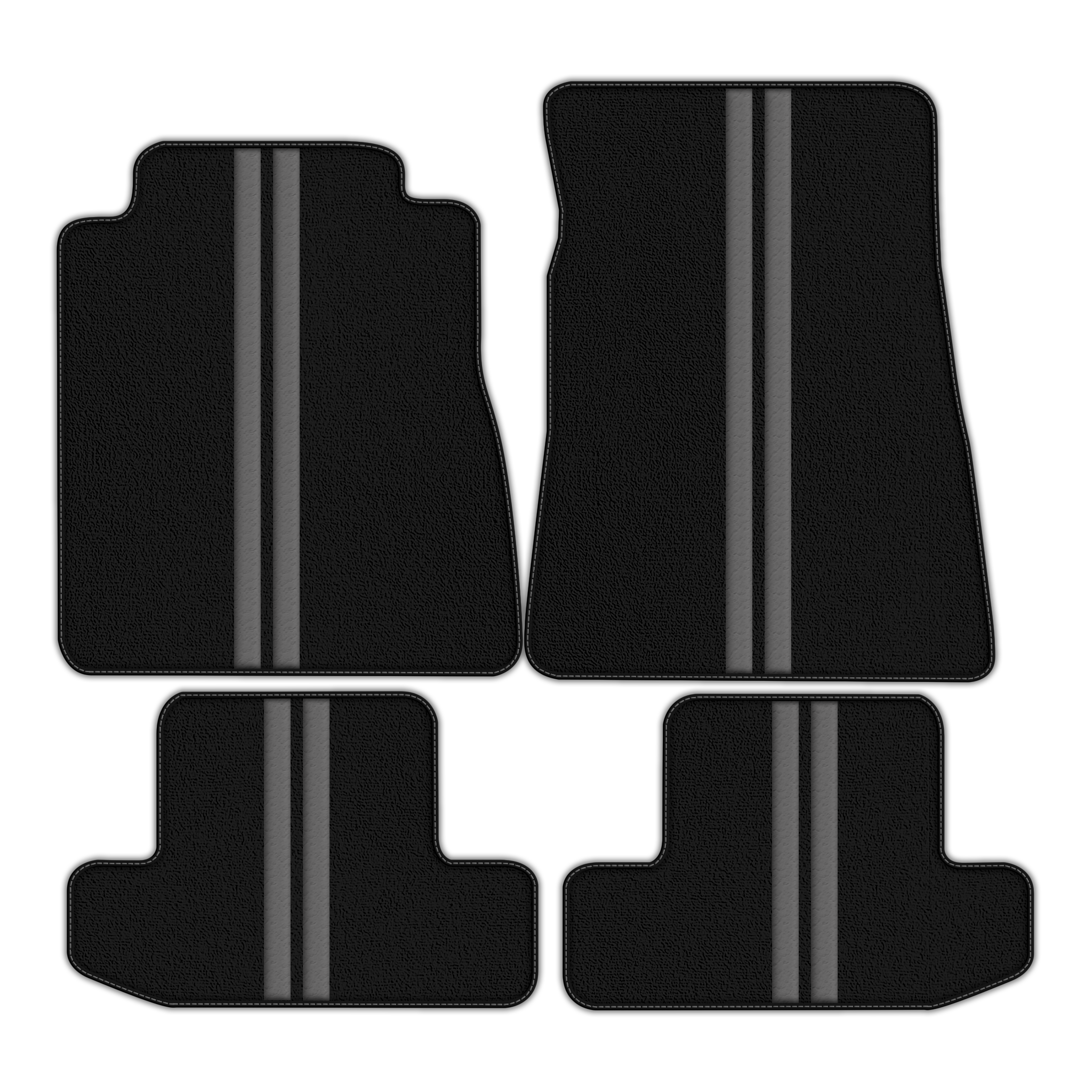 Premium Custom Black Floor Mats for Ford GT500 Shelby (2015-2021)