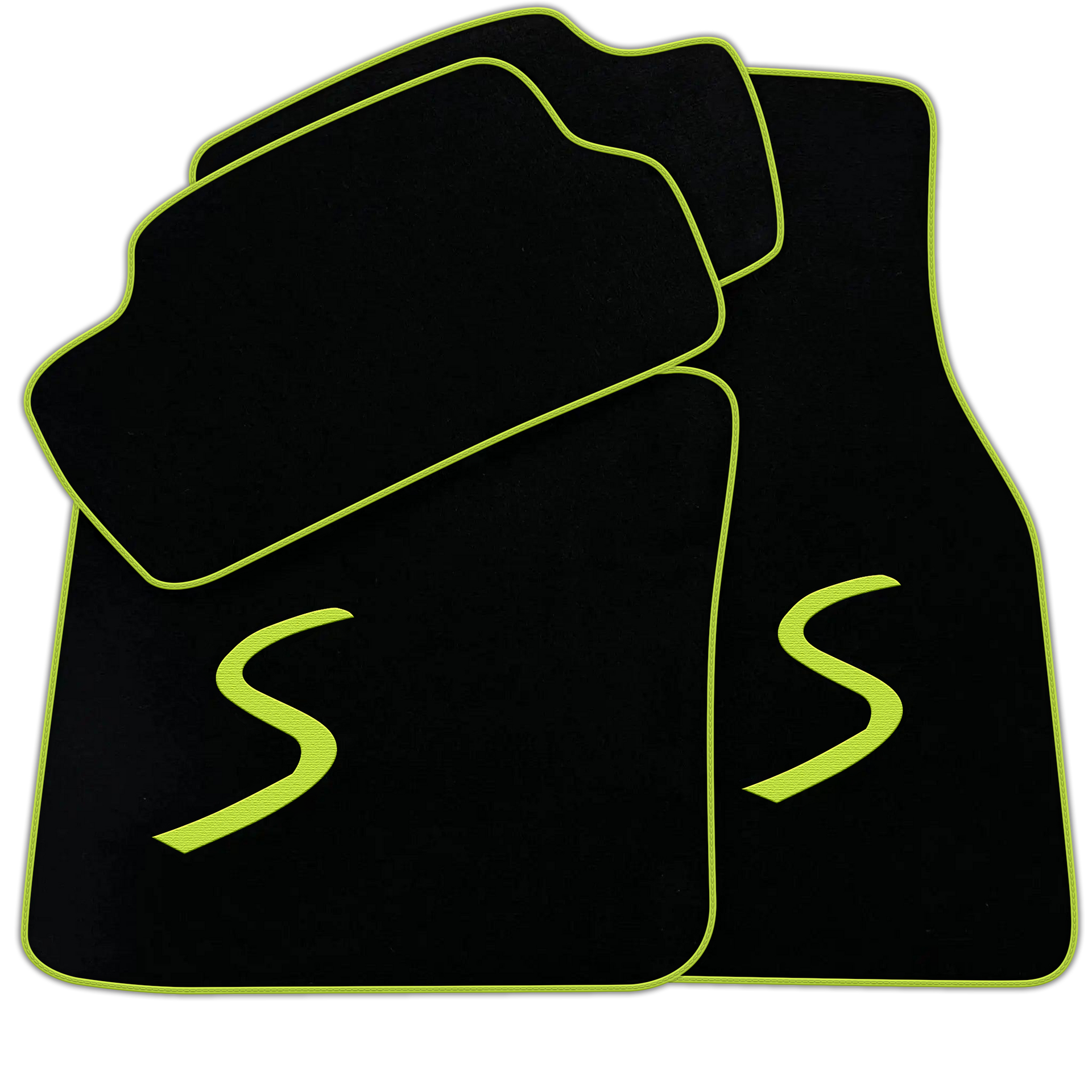 Black Floor Mats for Mini Cooper / One F55 5-Doors (2015-2023)