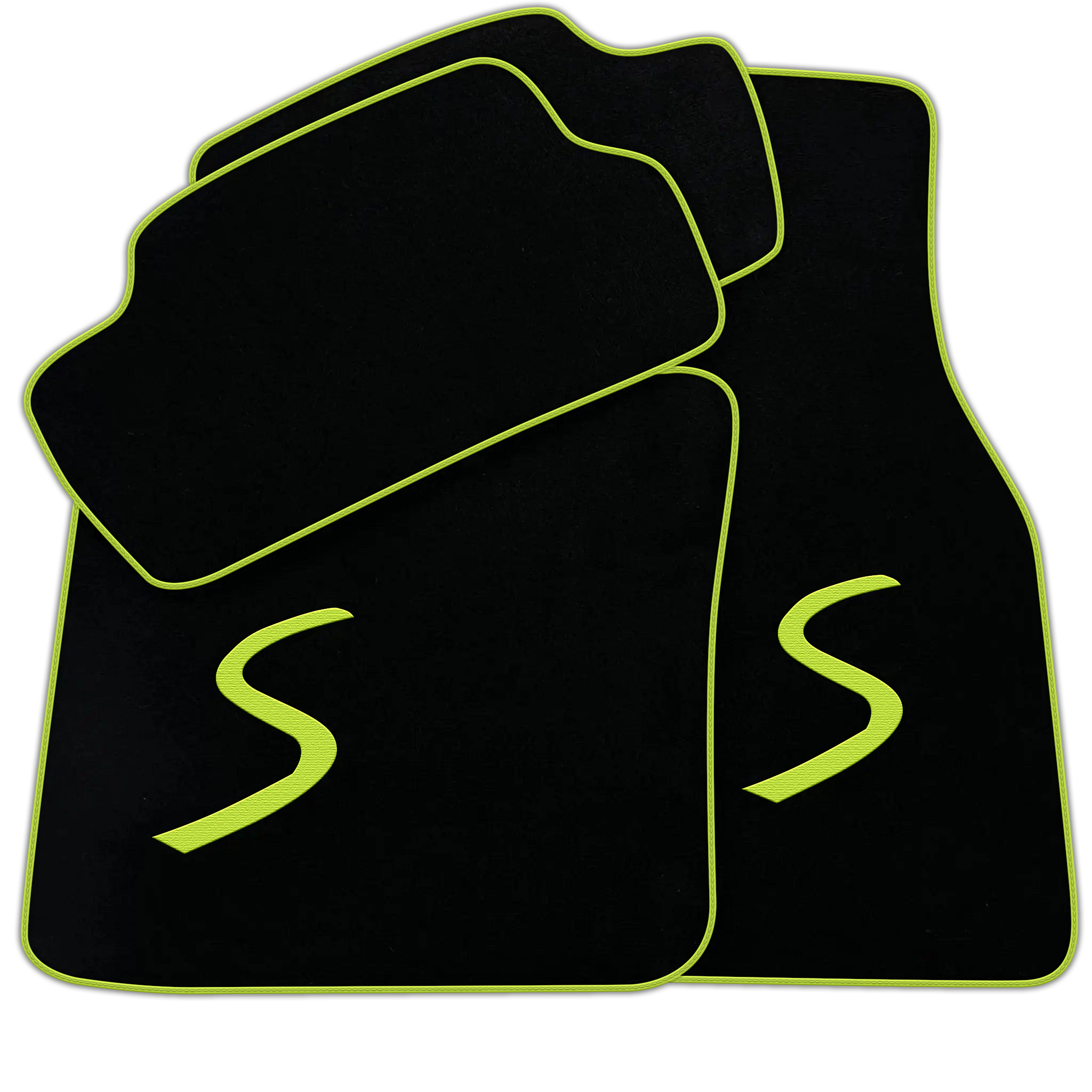 Black Floor Mats for Mini Cooper / One Electric (2020-2023)