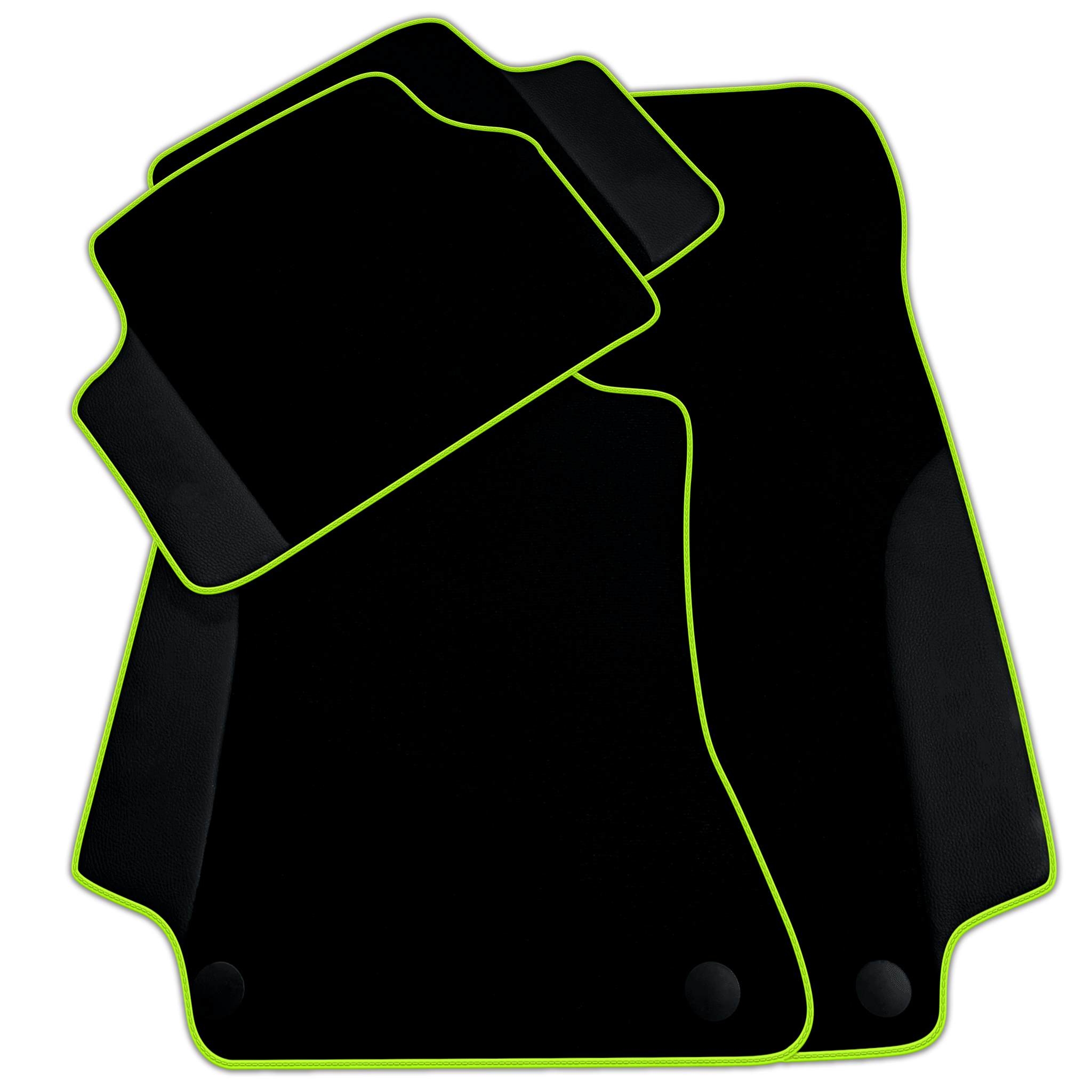 Customizable Black Floor Mats for Mercedes-Benz A-Class W168 (1997-2004)