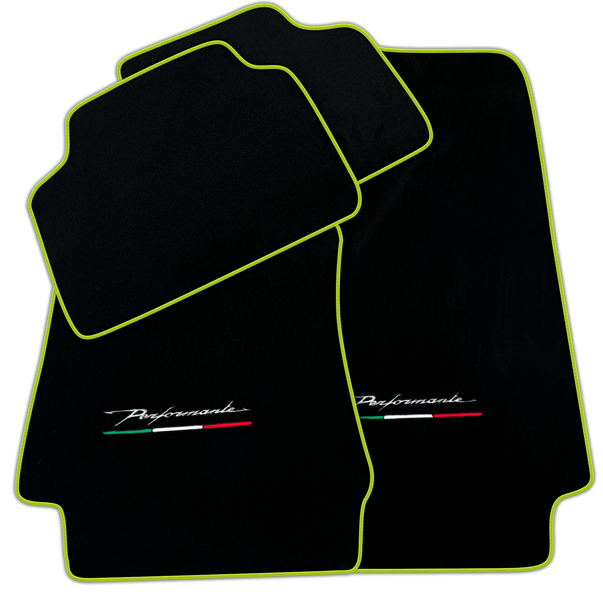 Black Floor Mats for Alfa Romeo Giulia (2016-2024) Rear Wheel Drive
