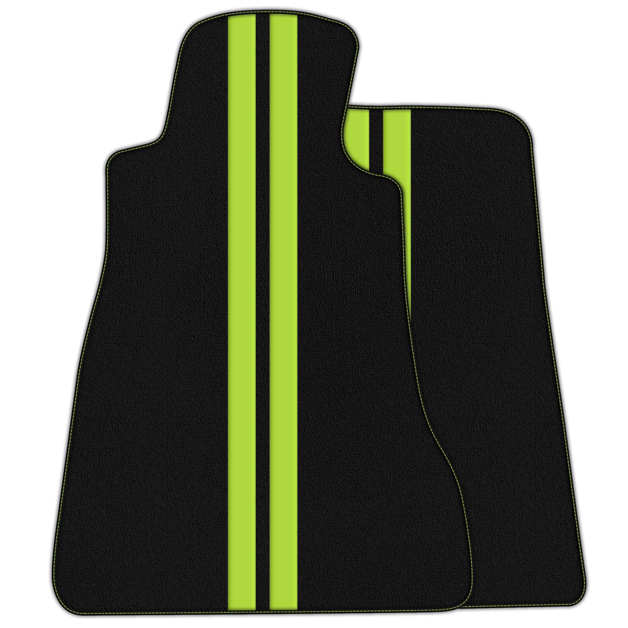 Black Floor Mats for Chevrolet Corvette C5 (1997-2004) - Custom Colors