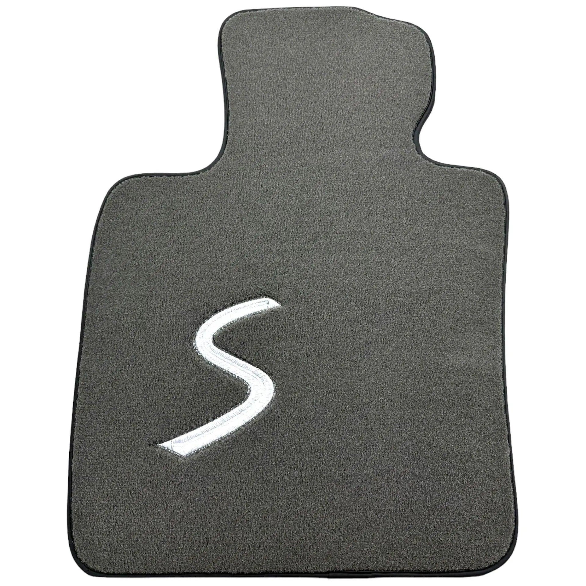 Grey Floor Mats for Mini Cabrio R56 Convertible (2009-2016) - AutoWin