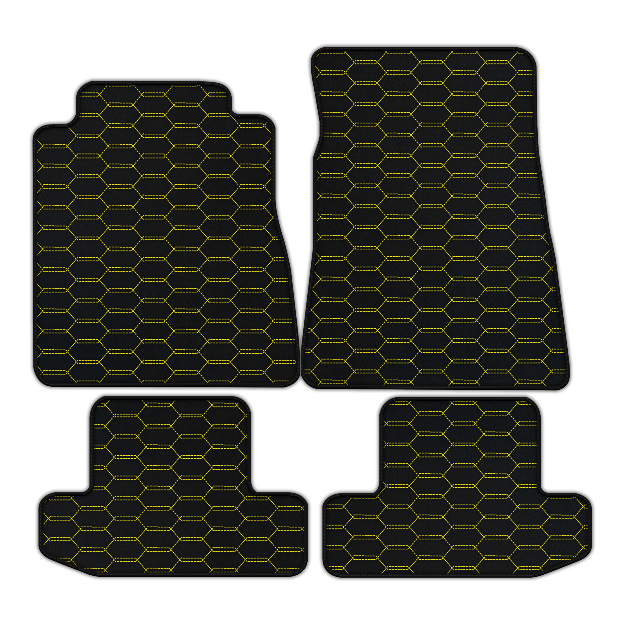 Customizable Leather Floor Mats for 2015-2021 Ford Mustang GT500