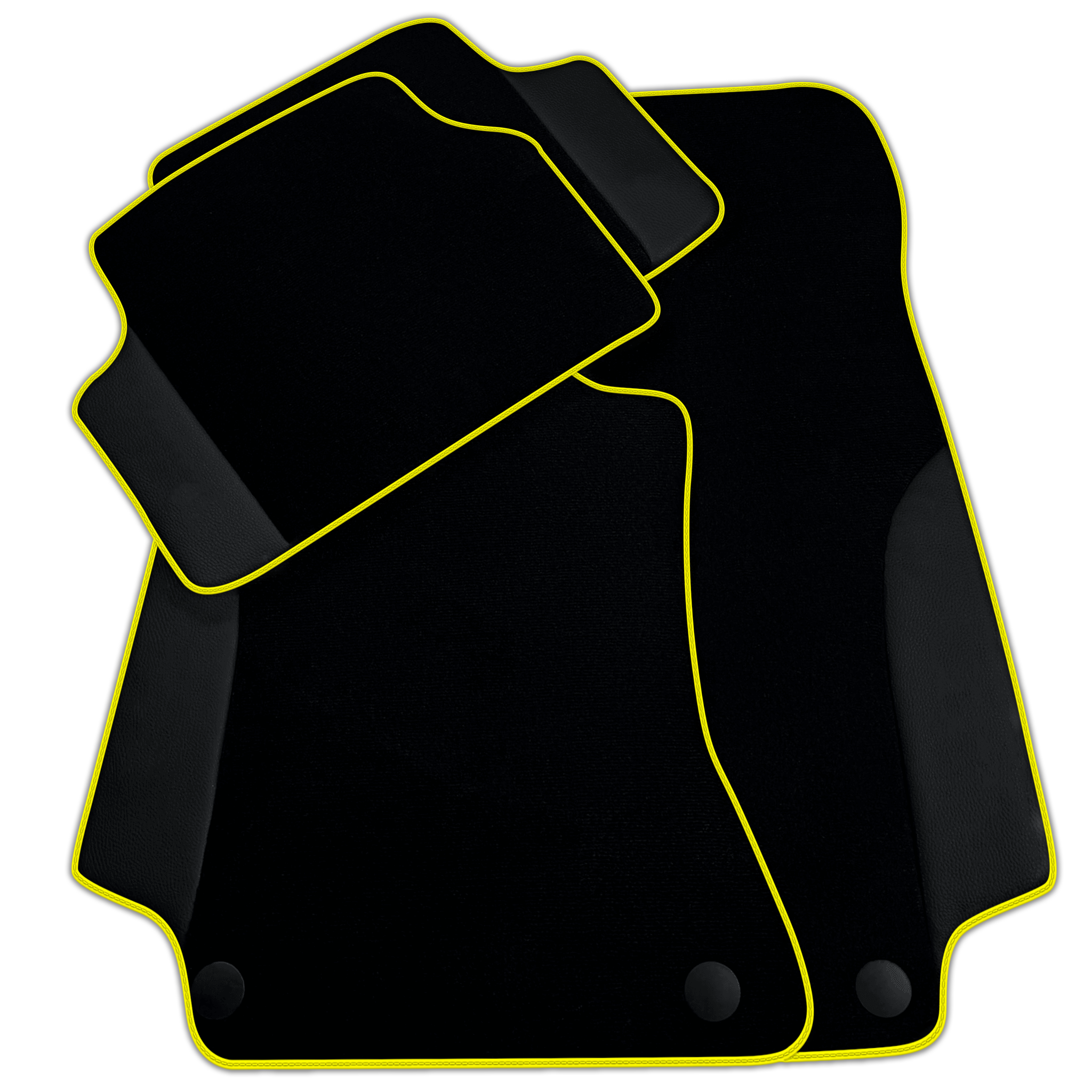 Customizable Black Floor Mats For Mercedes Benz C-Class W205 Sedan Facelift (2018-2021)