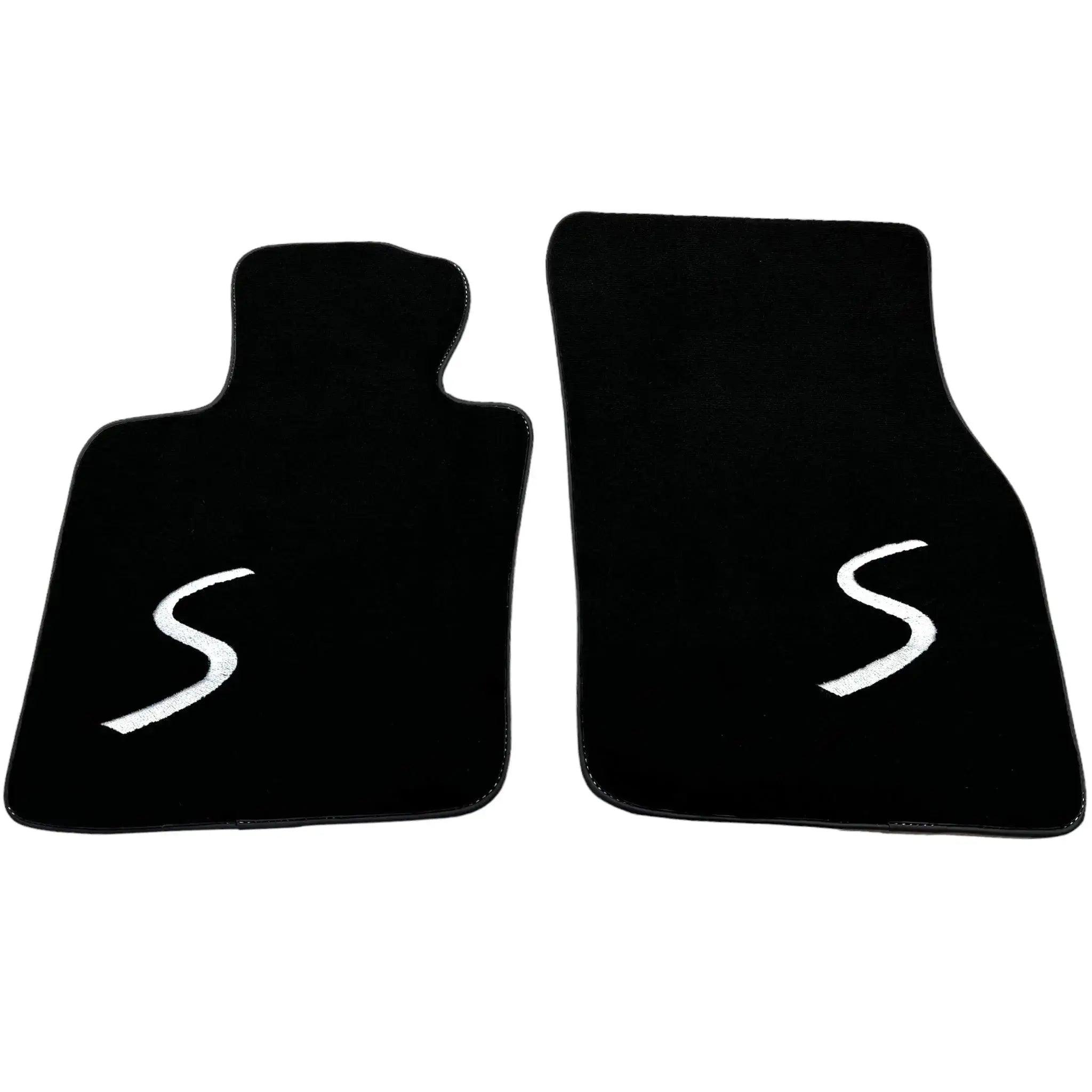 Black Floor Mats for Mini Cooper / One F55 5-Doors (2015-2023) - AutoWin