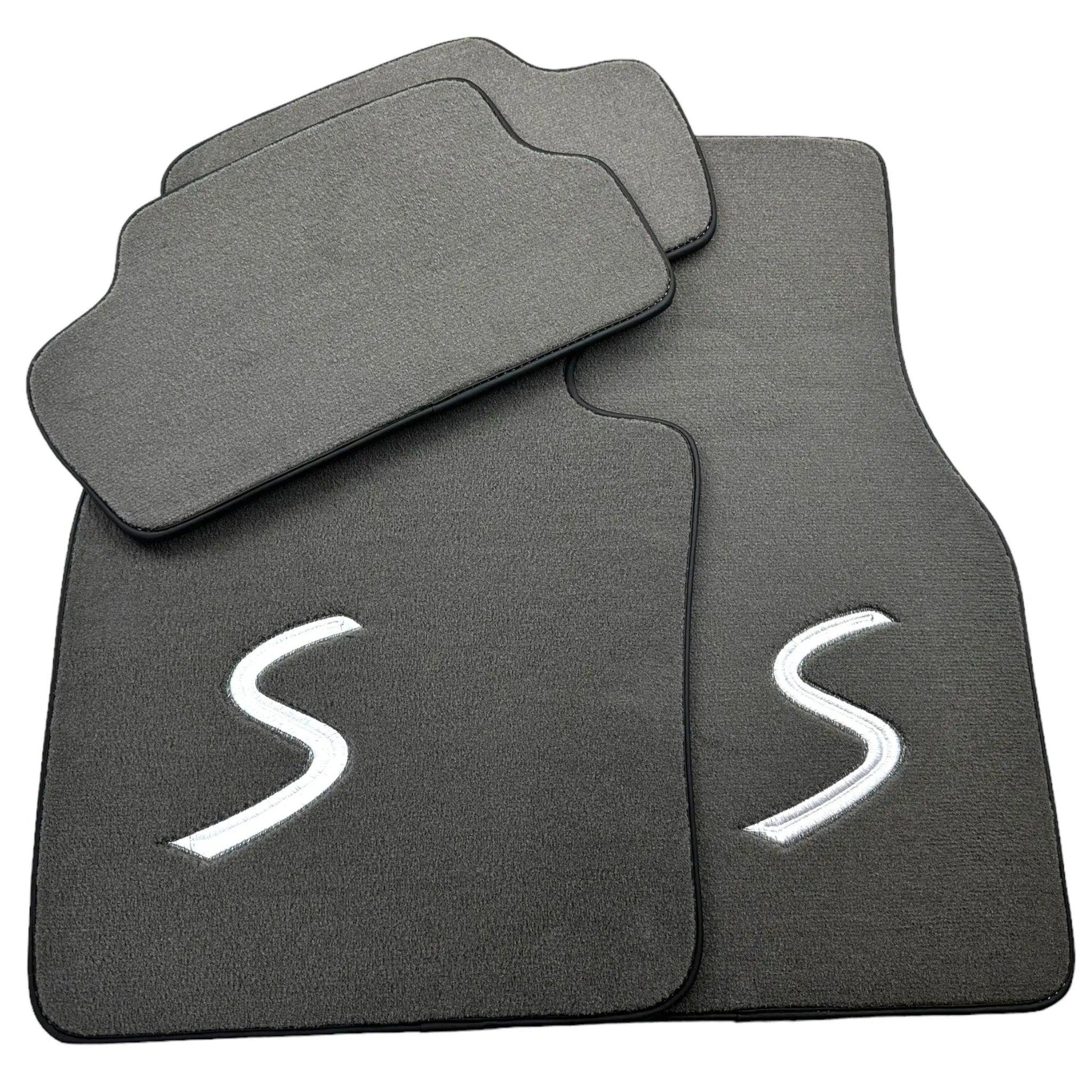 Grey Floor Mats for Mini Cooper / One F55 5-Doors (2015-2023) - AutoWin