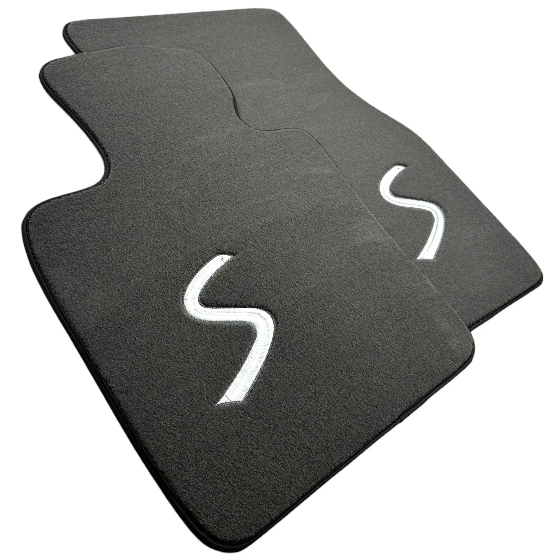 Grey Floor Mats for Mini Cooper / One F56 3-Doors (2014-2023) - AutoWin