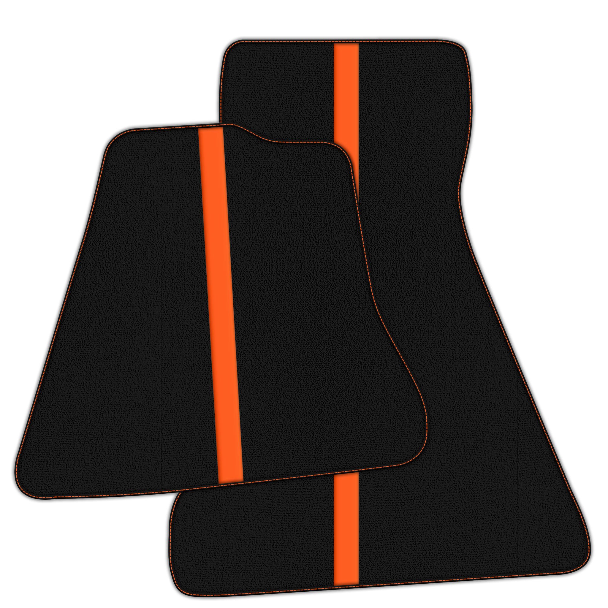 Premium Black Leather-Lined Floor Mats for McLaren 650S (2015-2018)