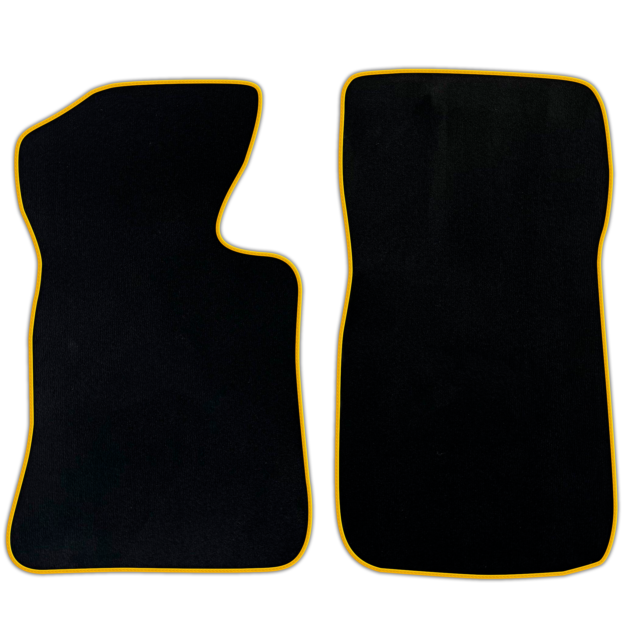 Custom Black Floor Mats for Chevrolet Corvette C2 (1963-1967) Black Trim
