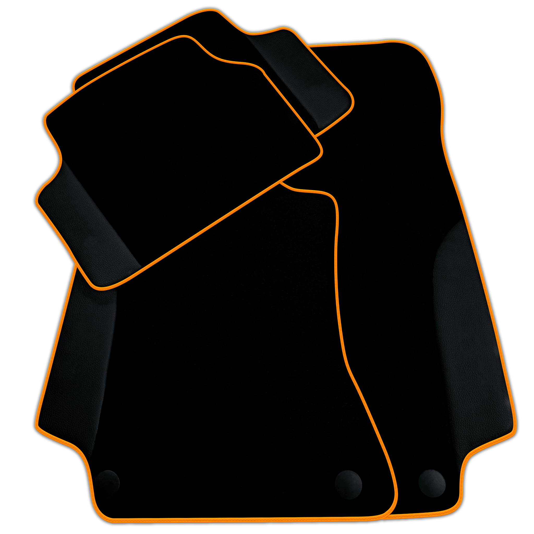 Customizable Black Floor Mats For Mercedes Benz C-Class W205 Sedan (2014-2018)