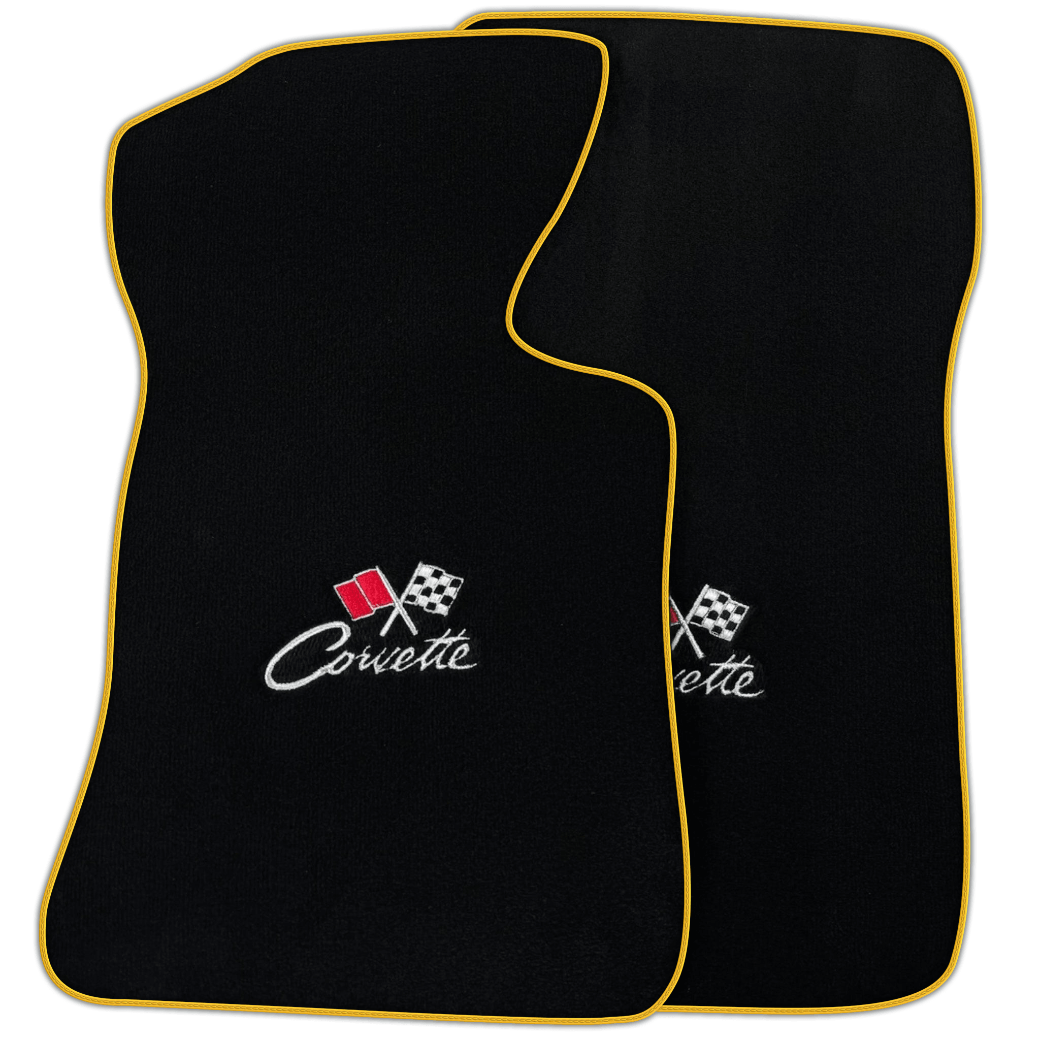Black Floor Mats for Chevrolet Corvette C2 (1963-1967) | Various Trim Colors