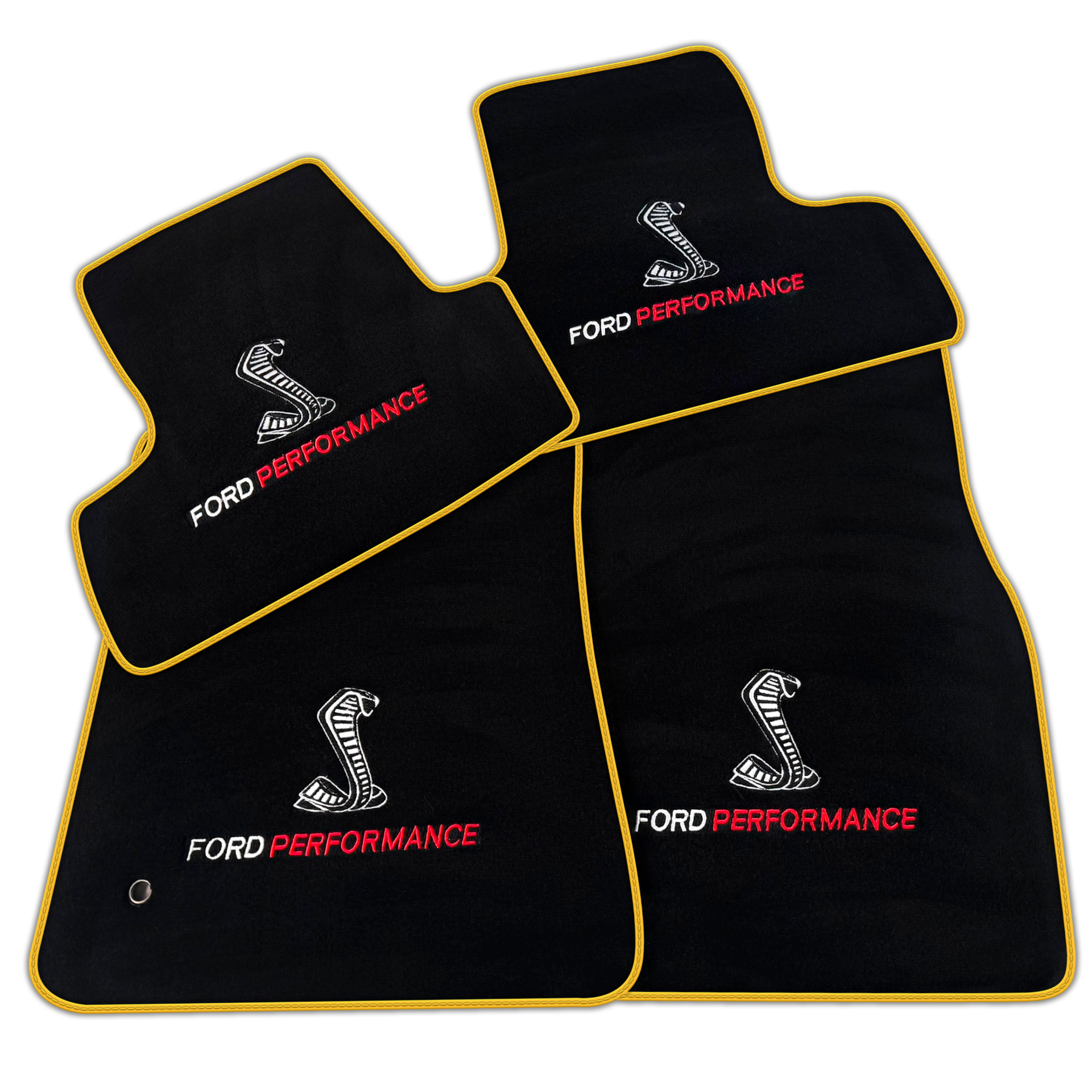 Black Floor Mats for Ford Mustang V (2004-2010) Ford Performance