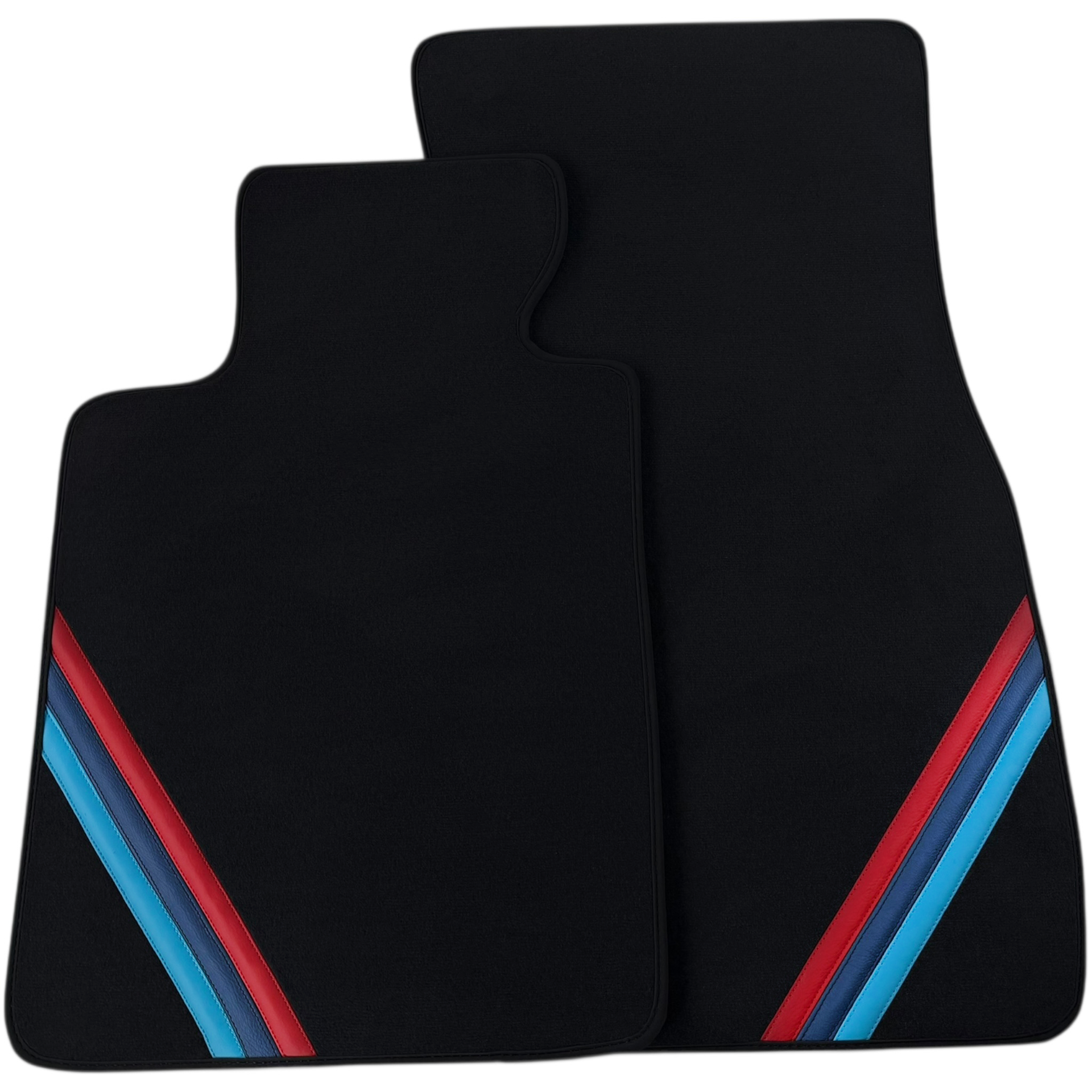 Customizable Leather Floor Mats with Vertical Hex Pattern for BMW E24 Coupe (1976-1989) - AutoWin