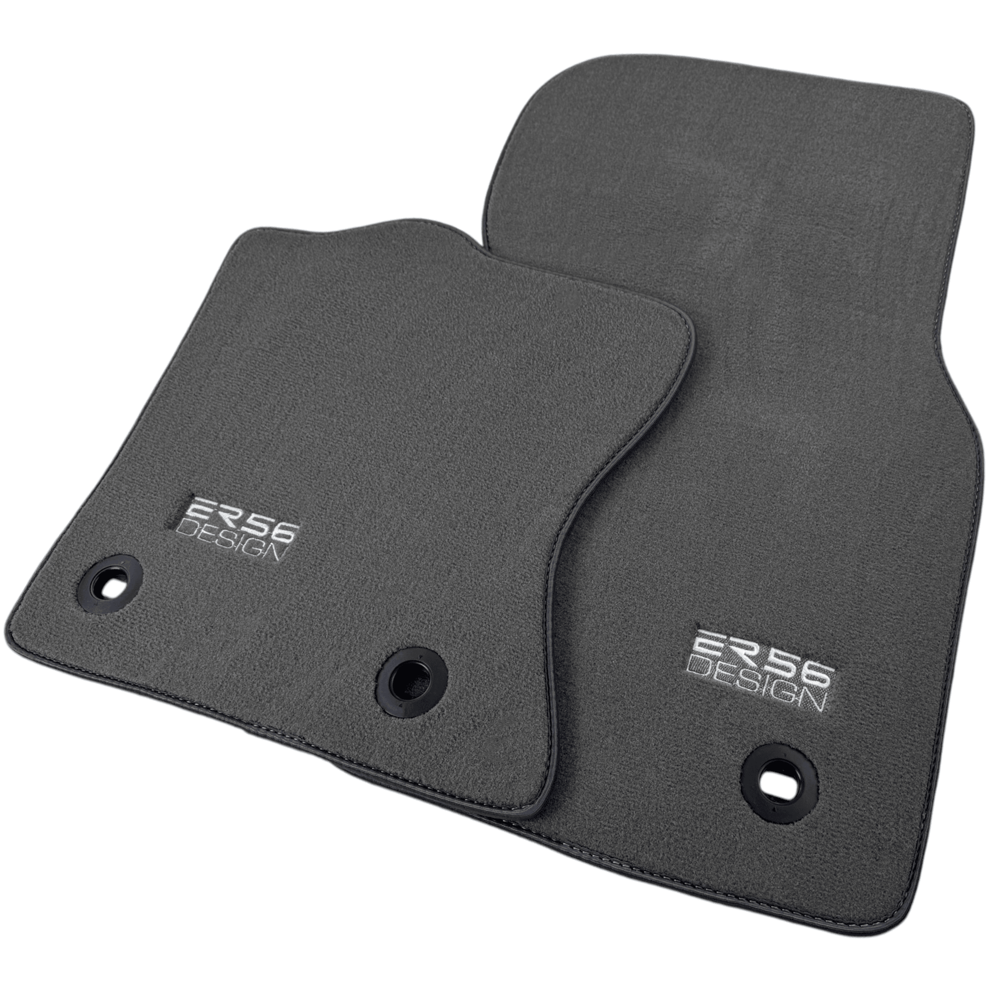 Gray Floor Mats for Jaguar F-Pace (2021-2024) Plug-in Hybrid by ER56 Design - AutoWin