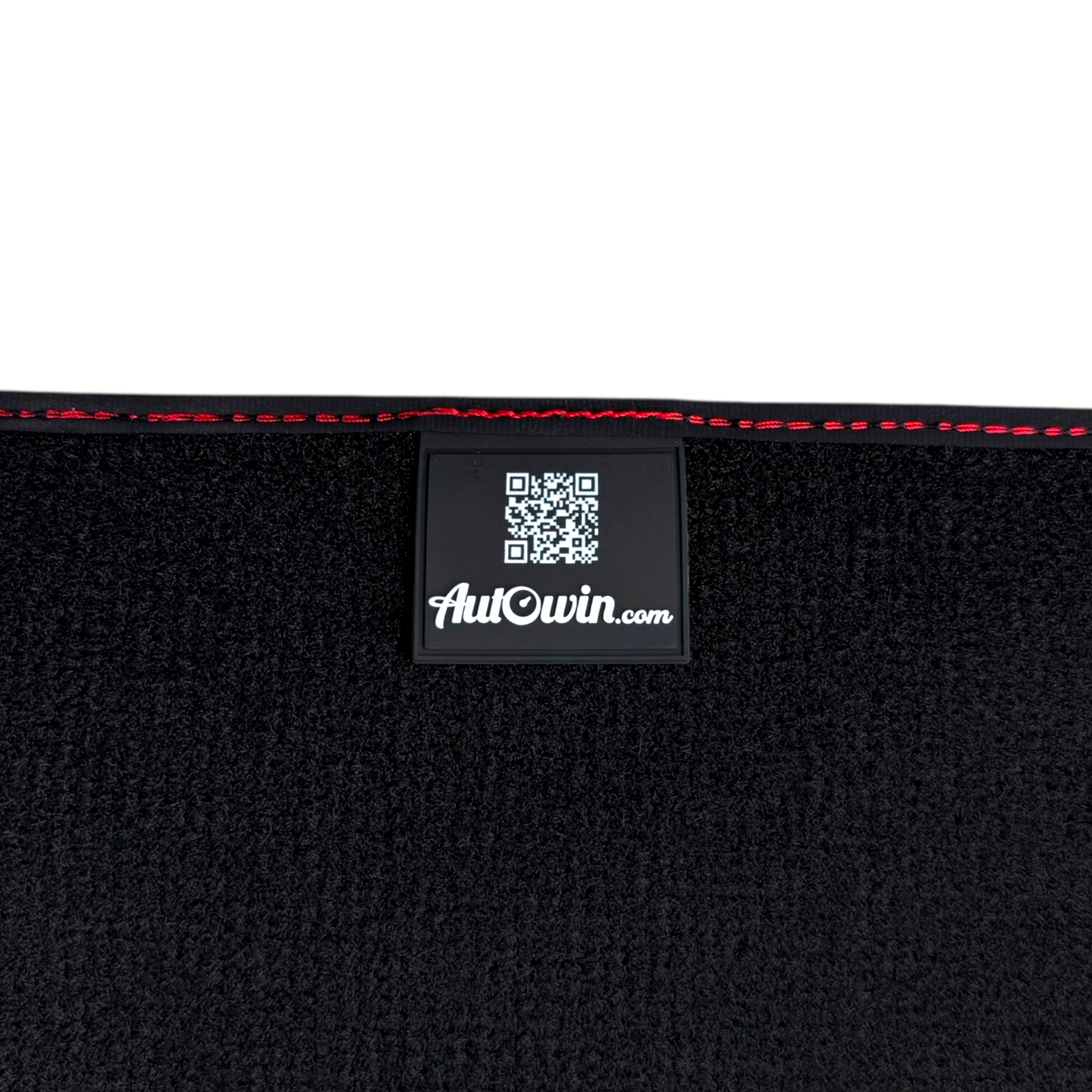 Lamborghini Aventador Carbon Leather Floor Mats with Green Stitching