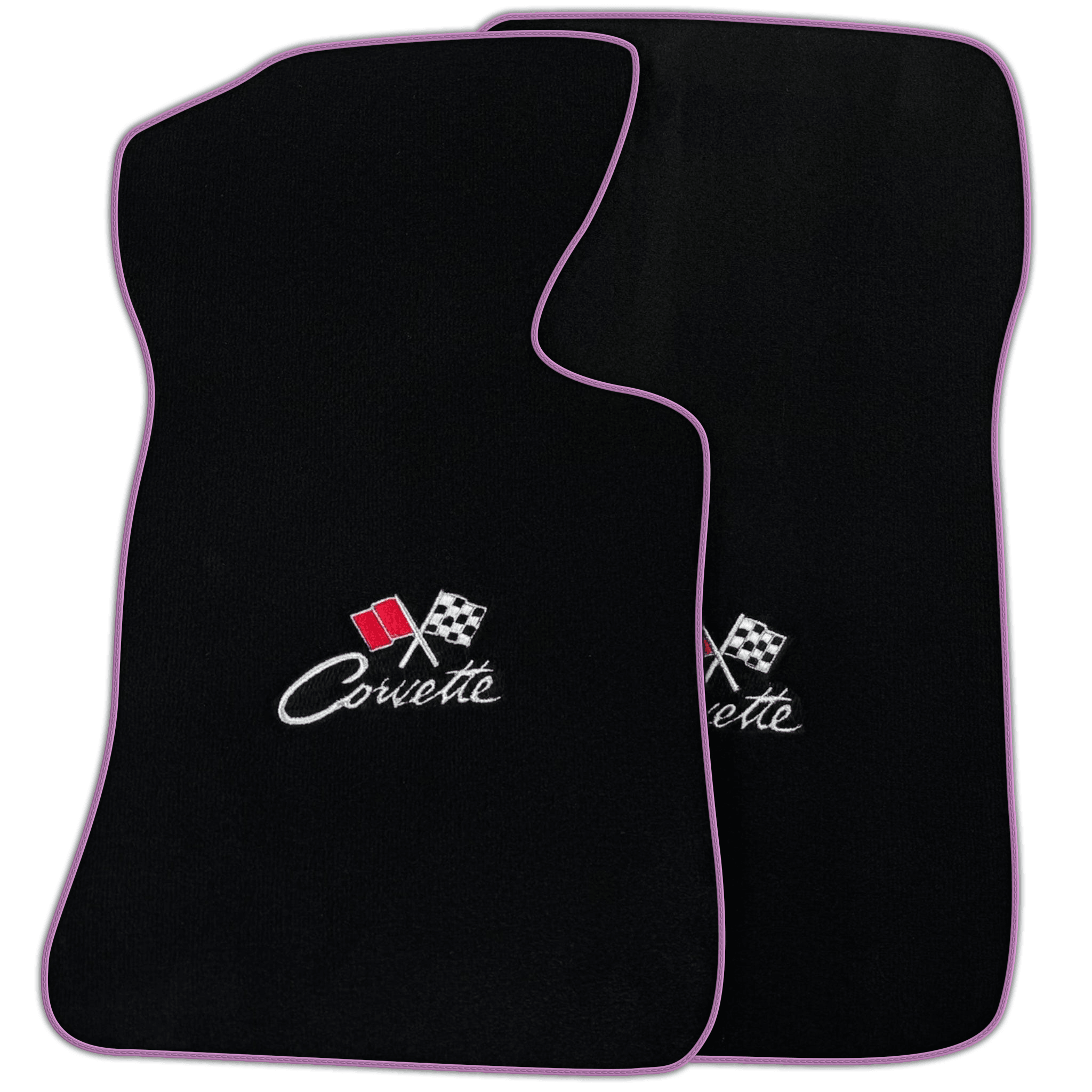 Black Floor Mats for Chevrolet Corvette C2 (1963-1967) | Various Trim Colors