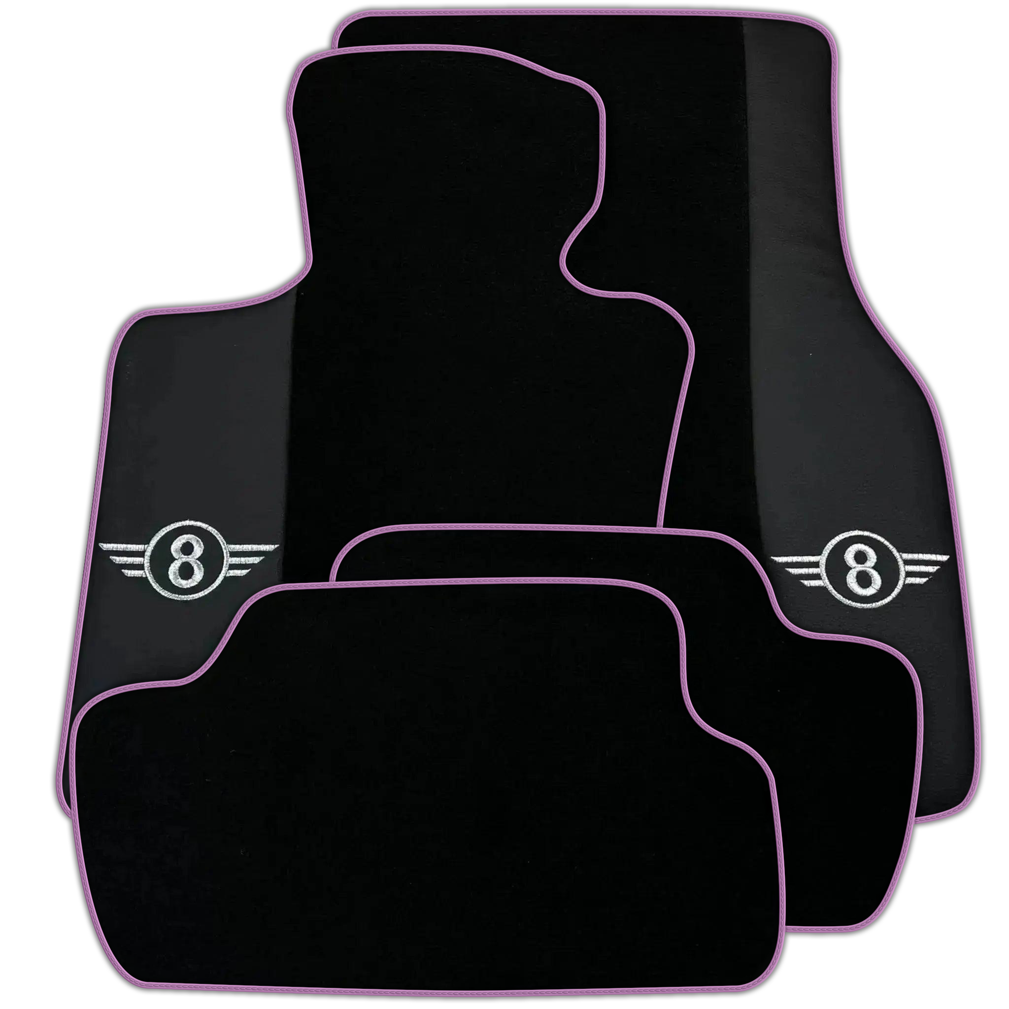Black Floor Mats for Mini Cooper / One Electric (2020-2023) Various Trim Colors