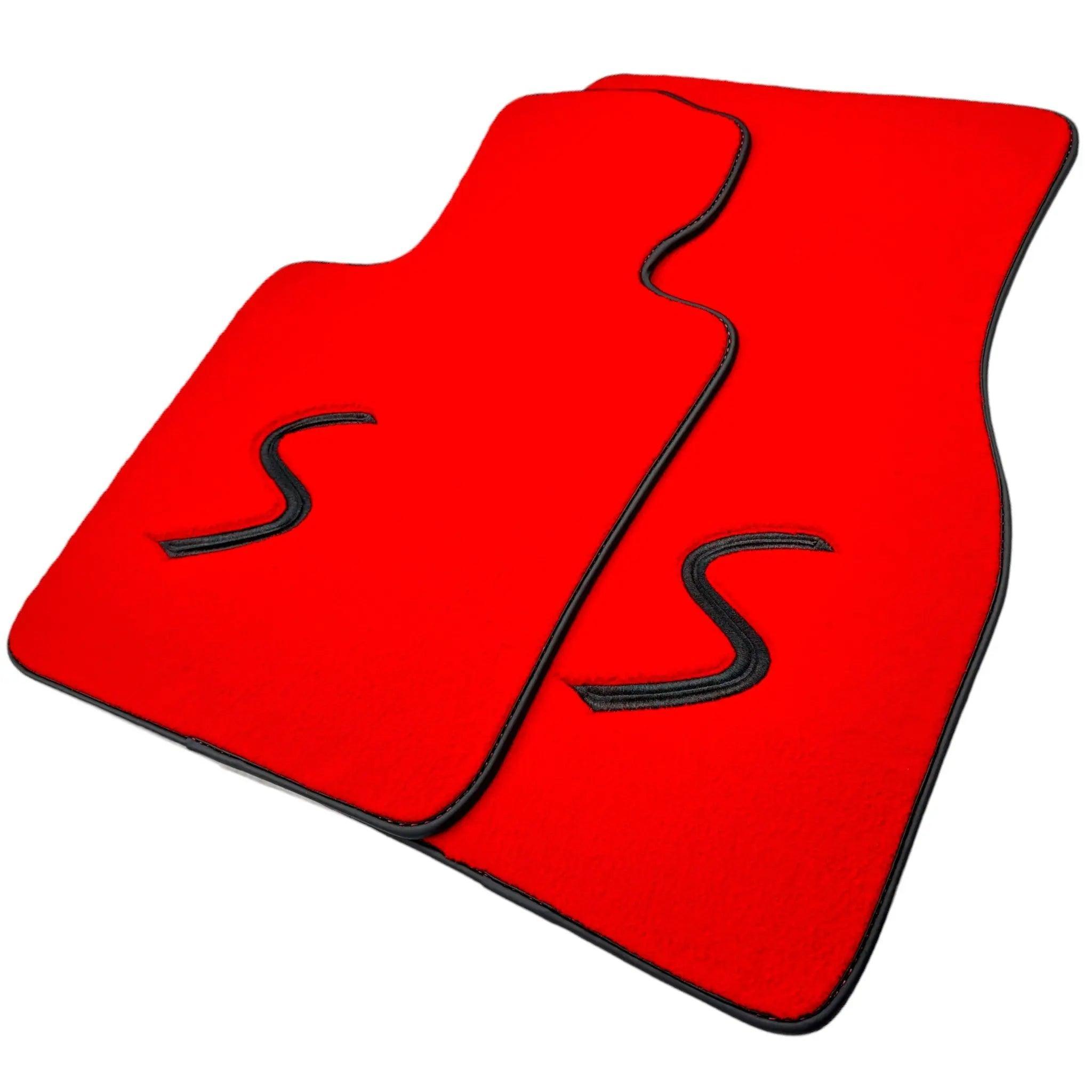 Red Floor Mats for Mini Clubman F54 (2019-2023) - AutoWin